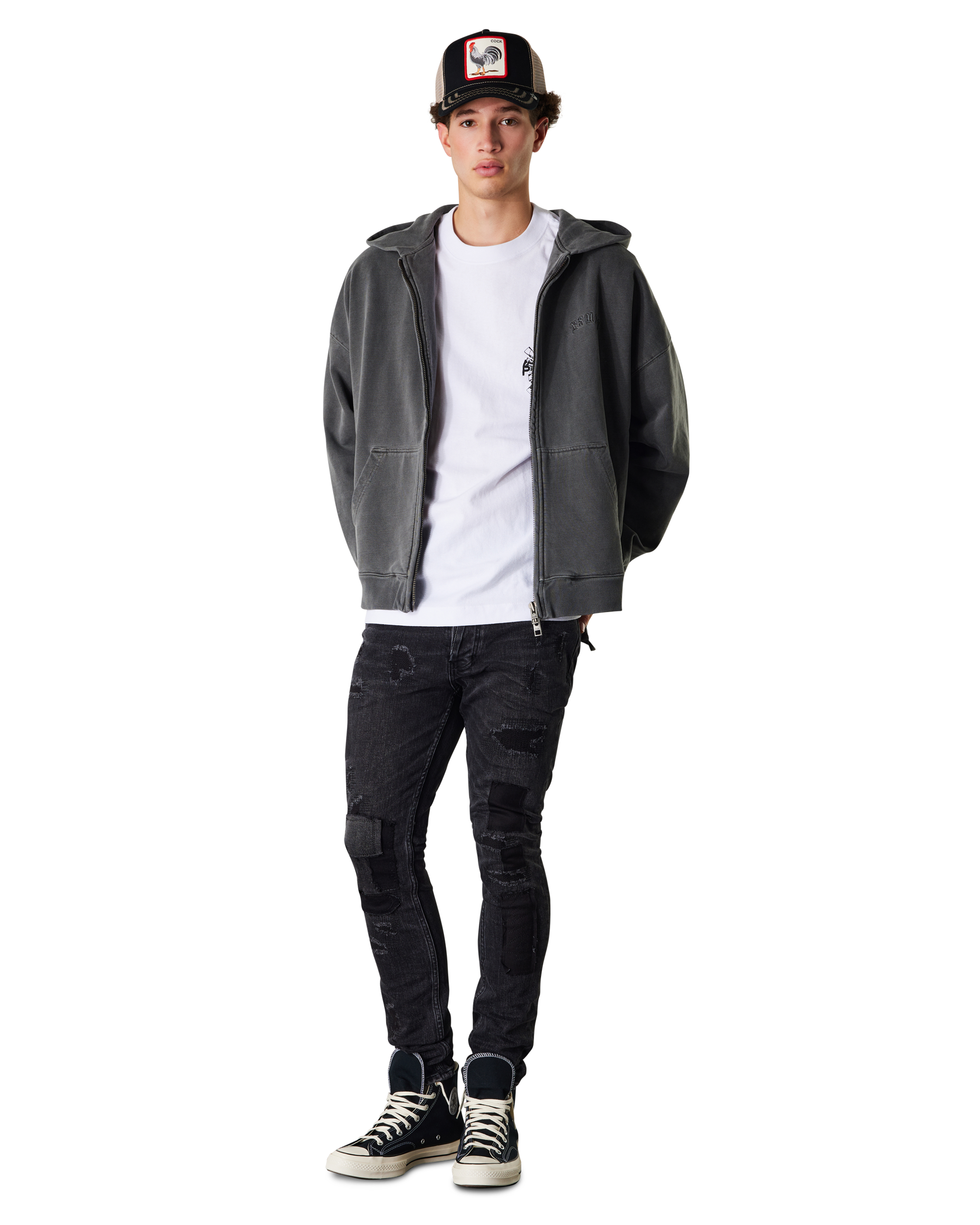 Ksubi Jeans Serpent Ekcess Hoodie