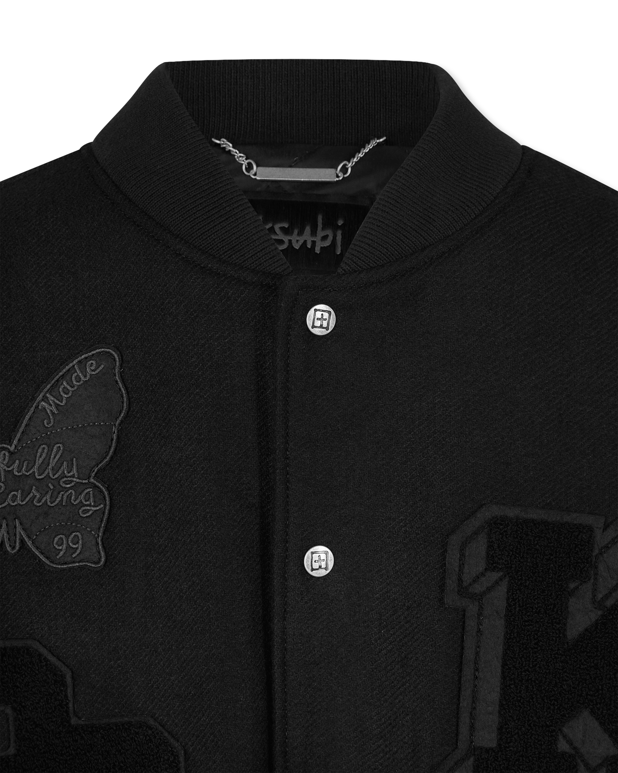 Ksubi Jeans Patched Varsity Jacket
