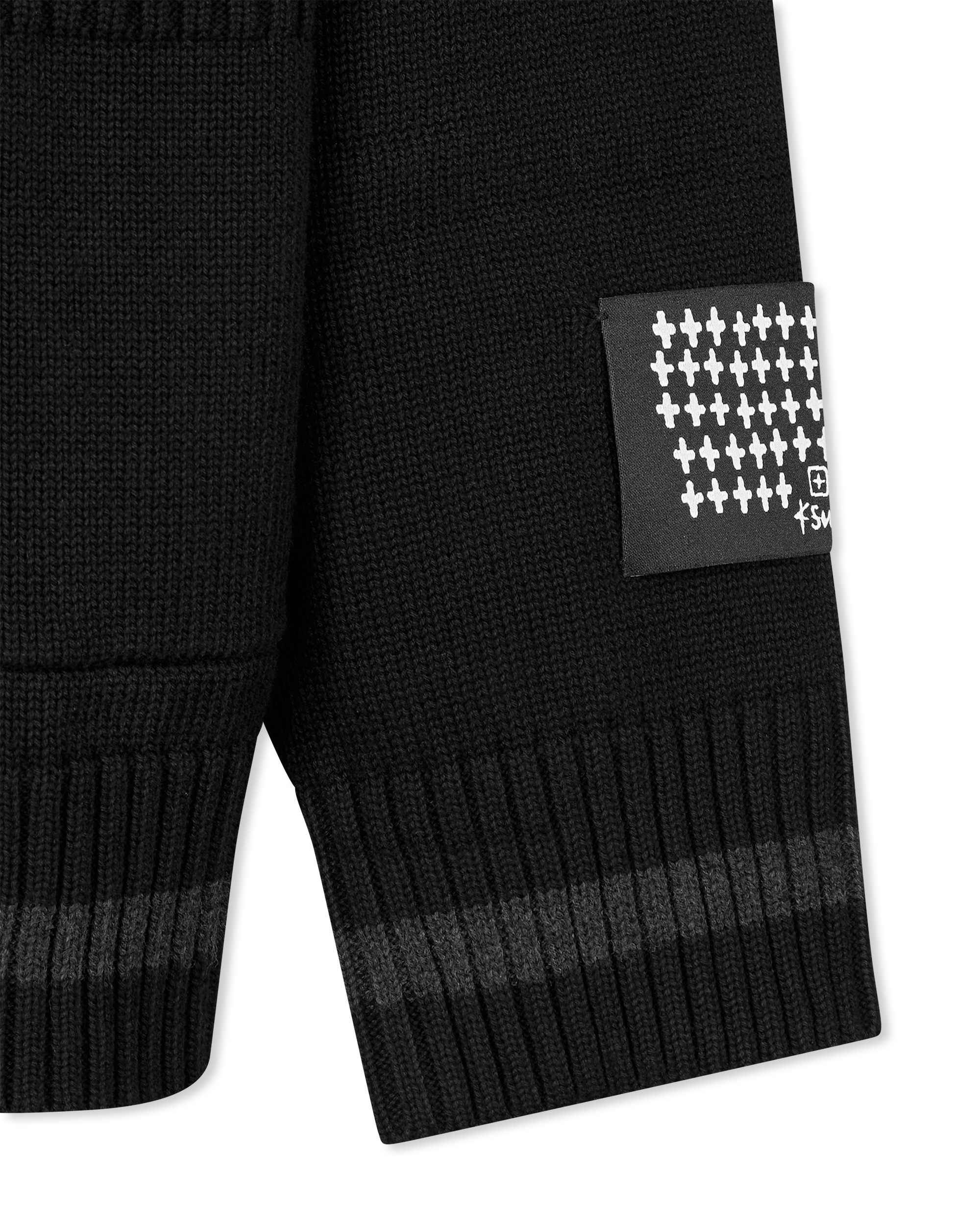 Black Cotton Ksubi Jeans Playoff Cardigan by KSUBI | DIHSAN