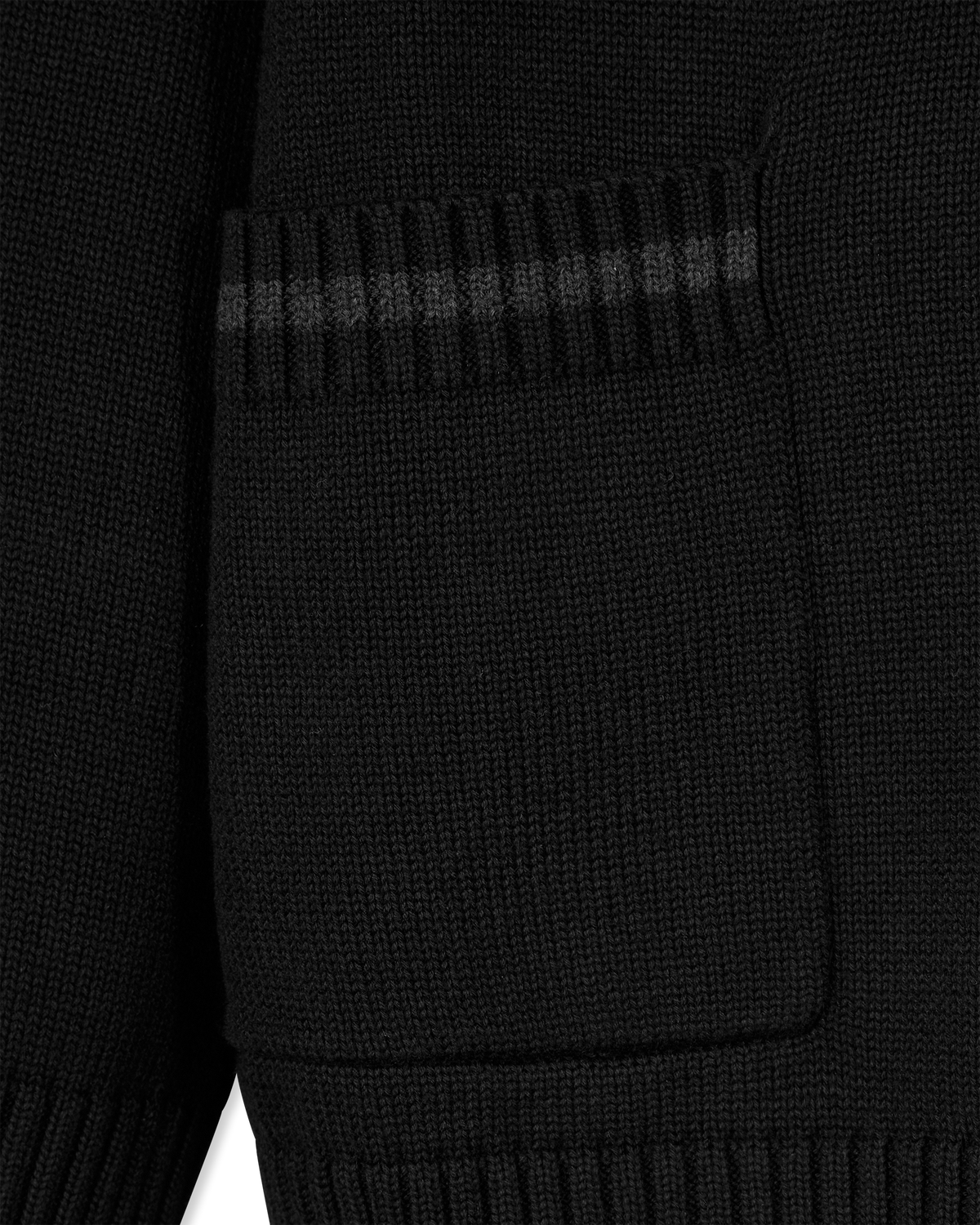Black Cotton Ksubi Jeans Playoff Cardigan by KSUBI | DIHSAN