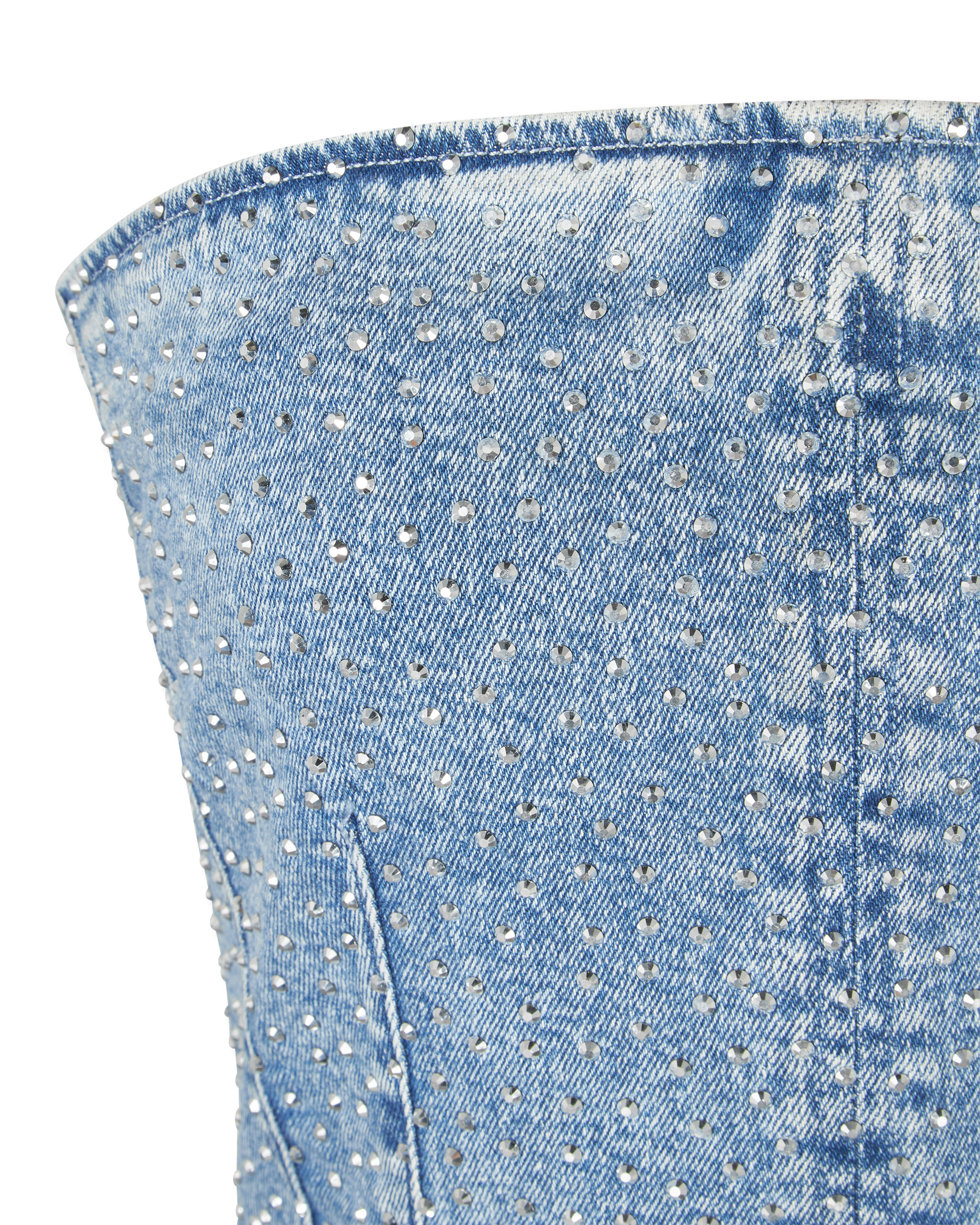 Crystal Strapless Mini Dress