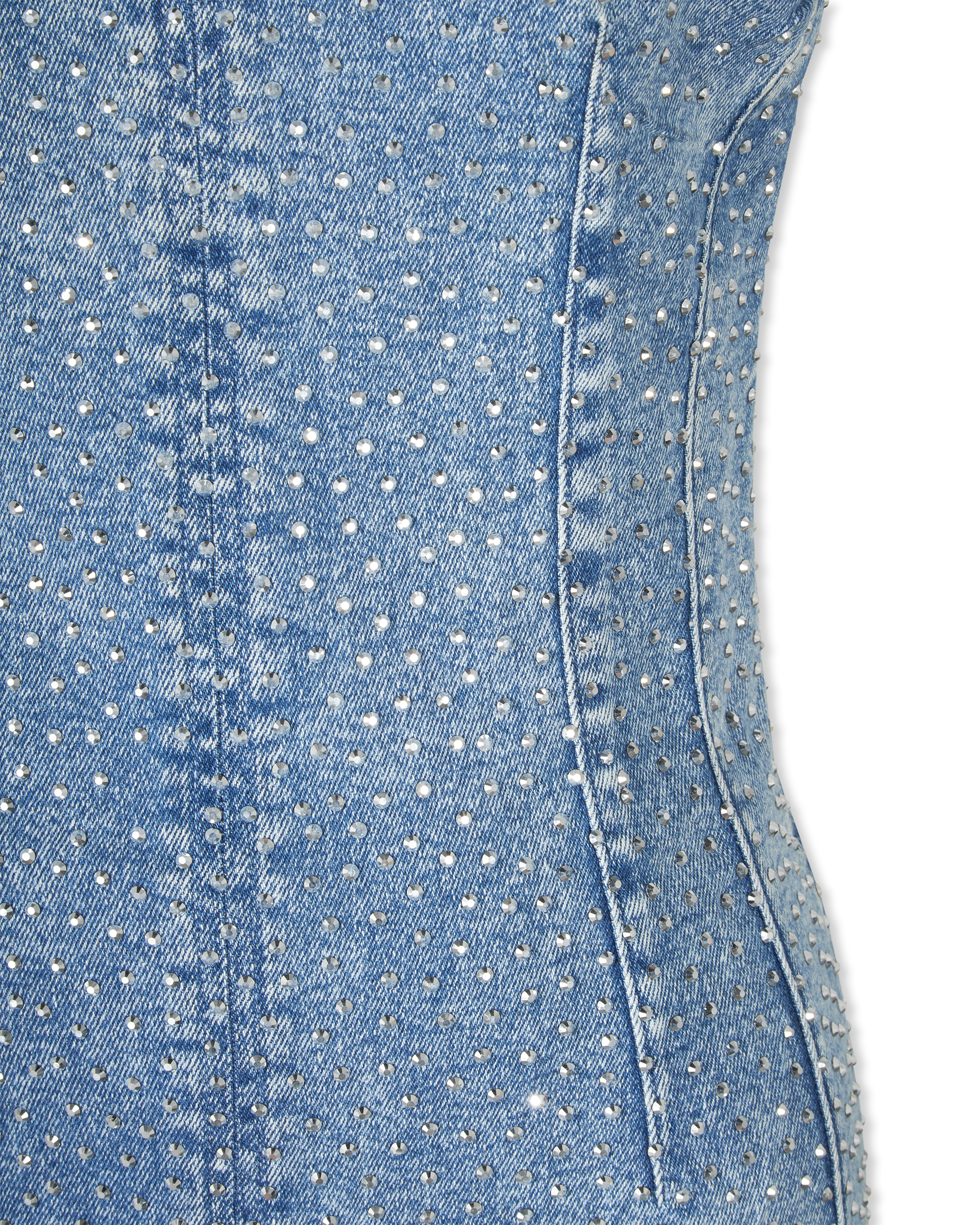 Crystal Strapless Mini Dress