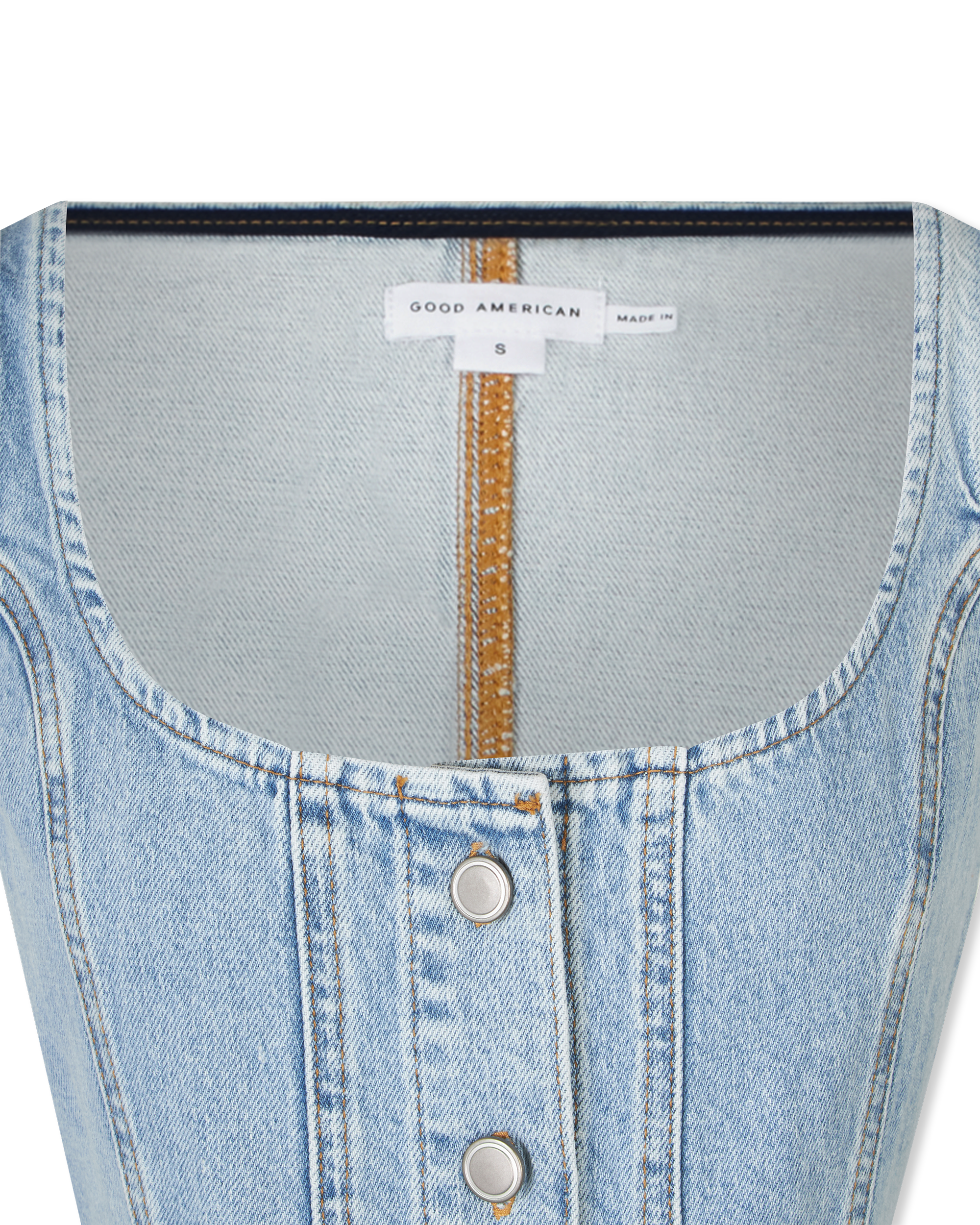 Button Front Midi Dress