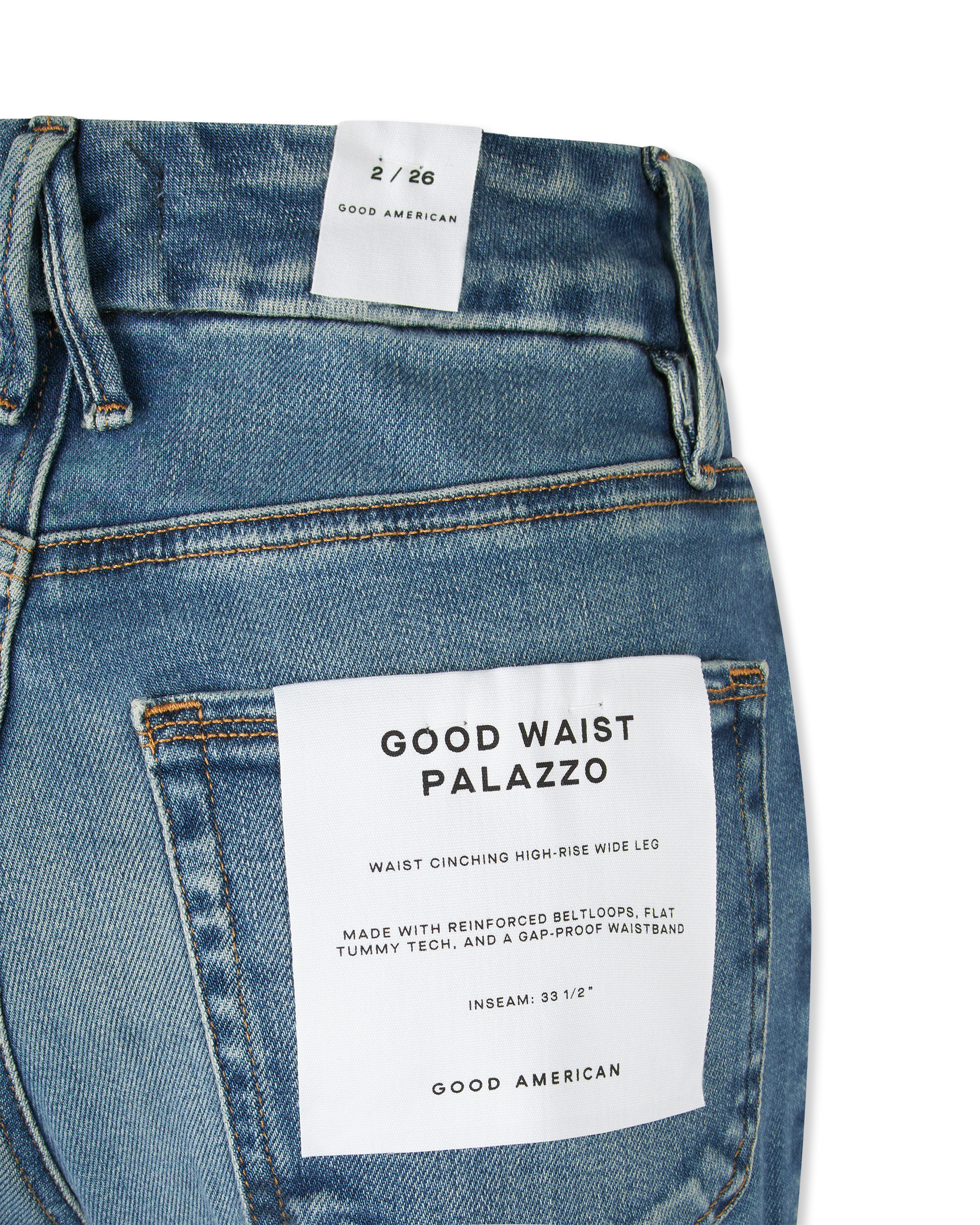 Soft Tech Good Waist Palazzo Jeans