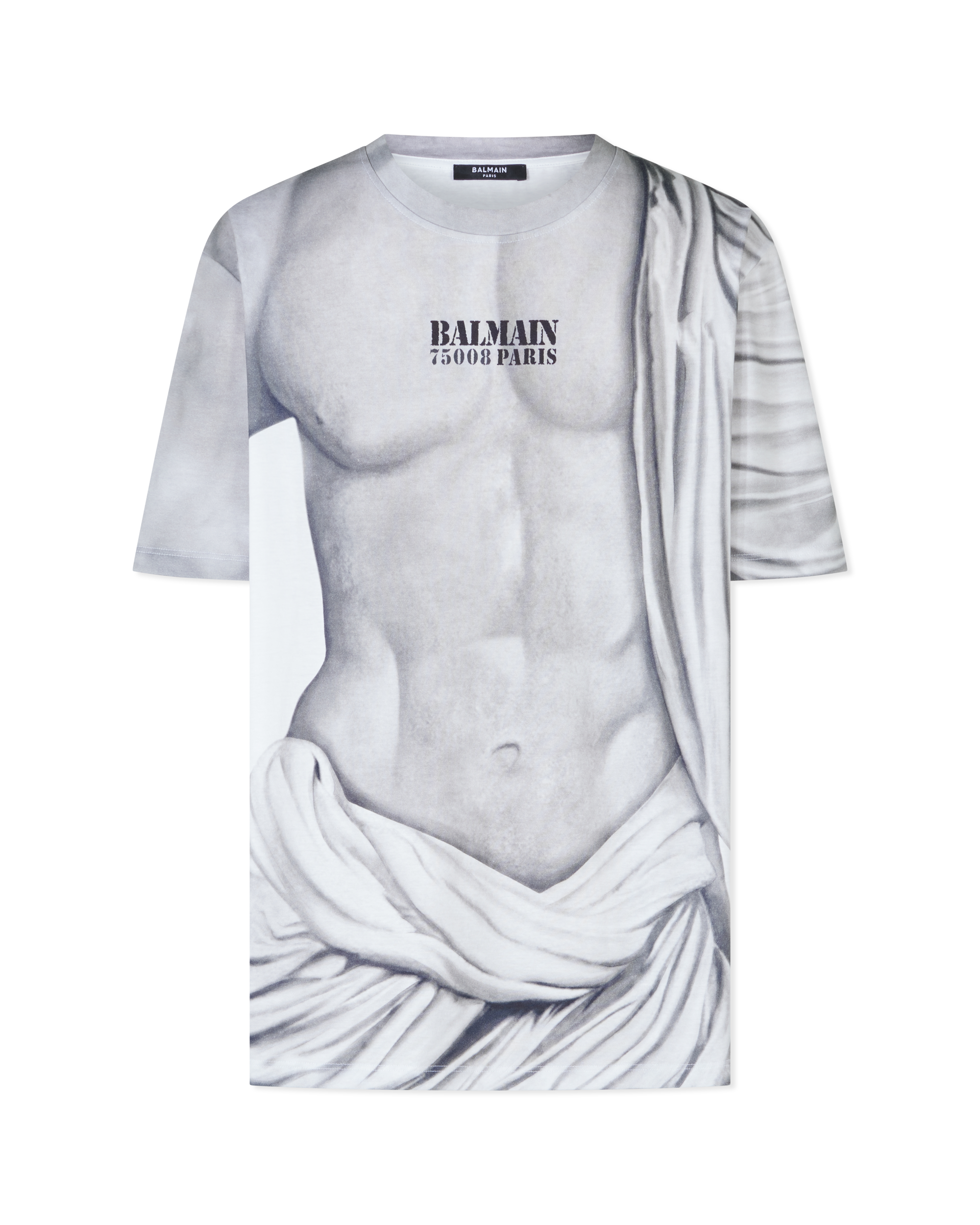 Statue Print Logo T-Shirt