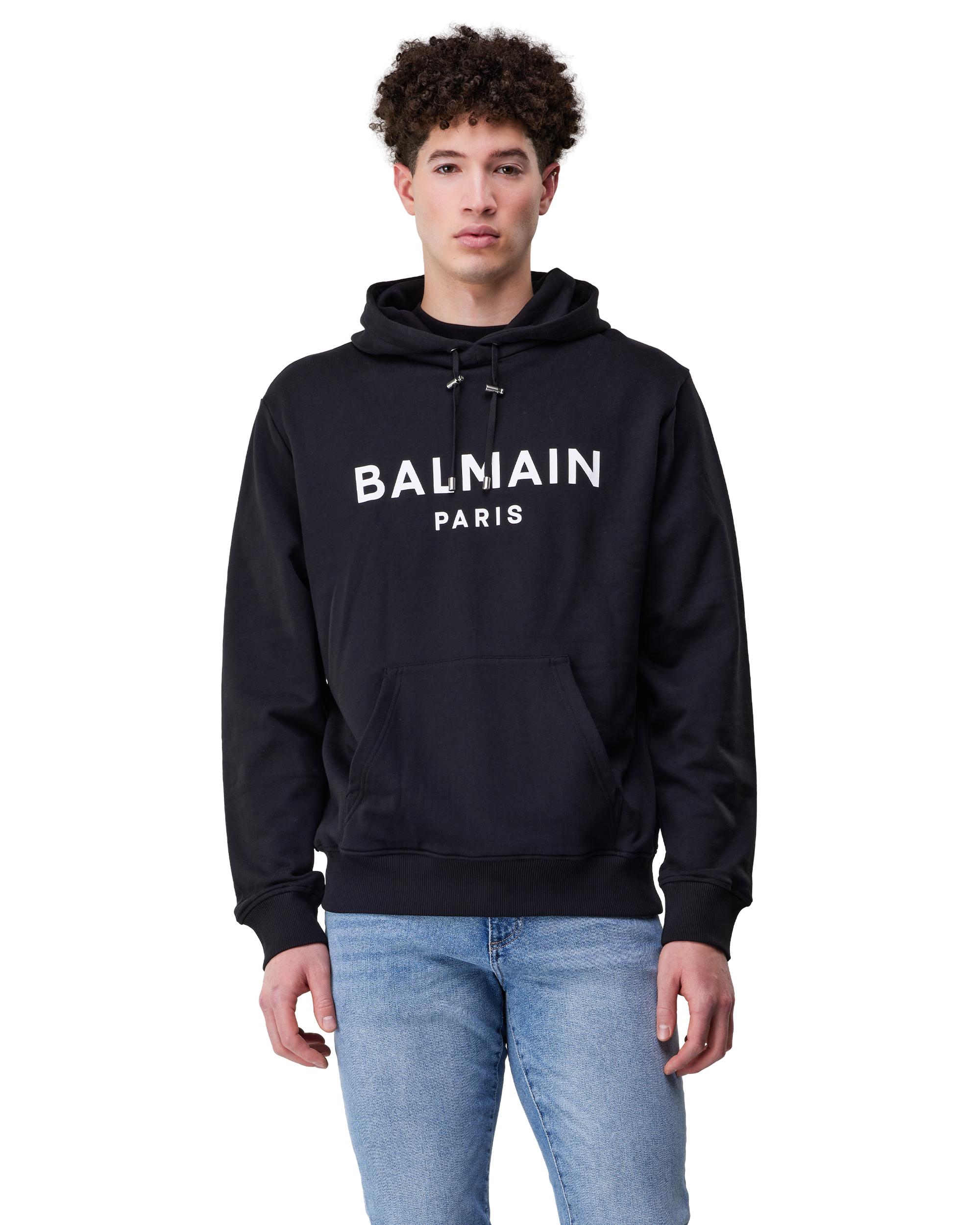 Printed Balmain Paris Hoodie
