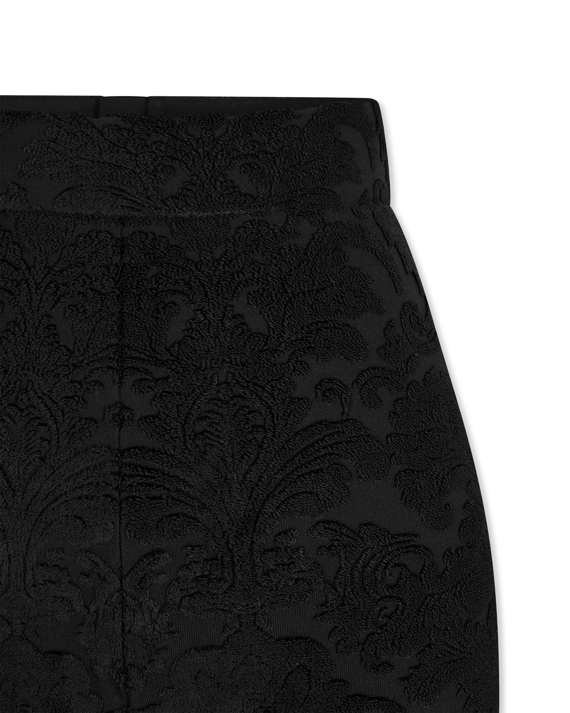 Bouclé Baroque Pattern Leggings