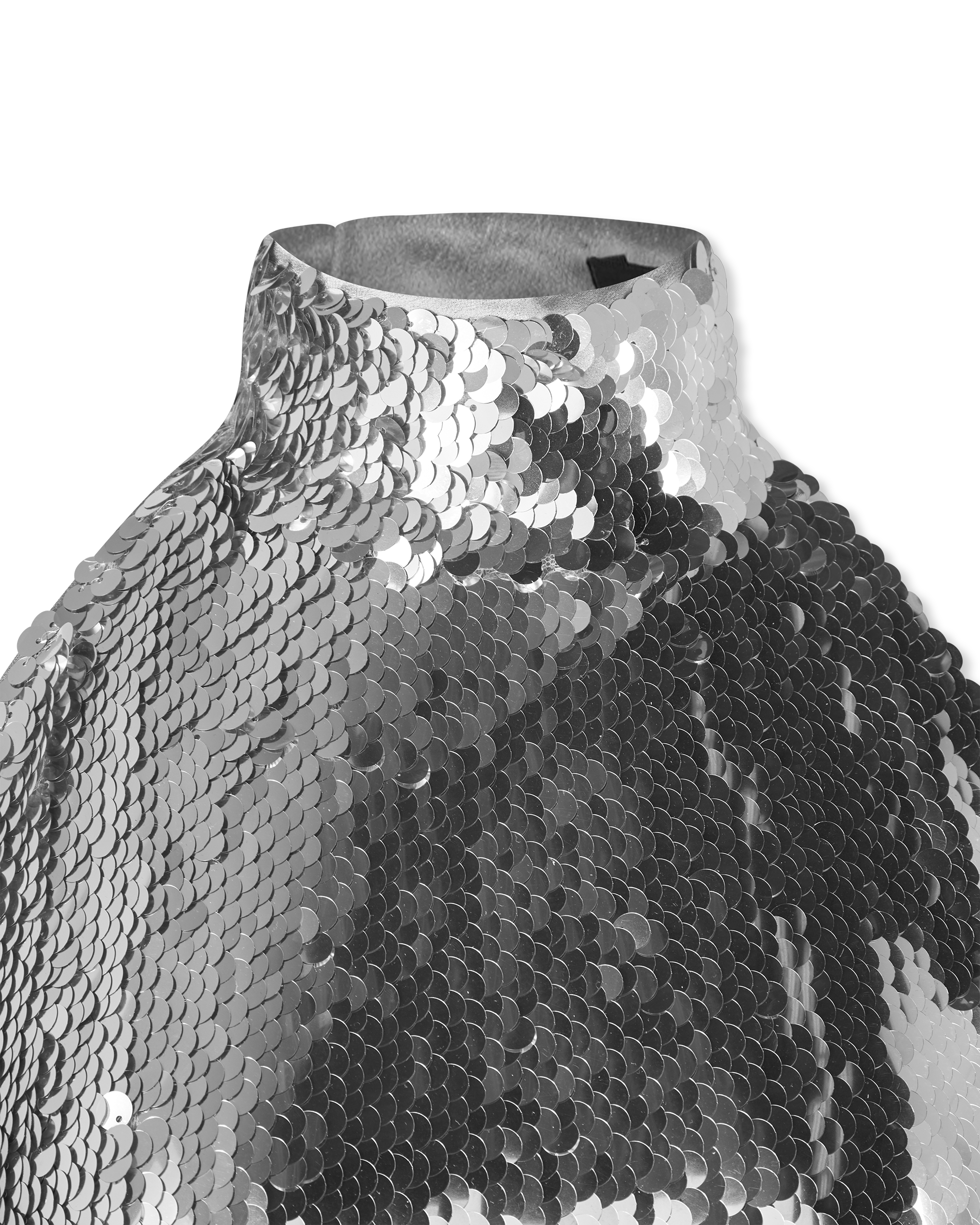 Sequined Halterneck Mini Dress