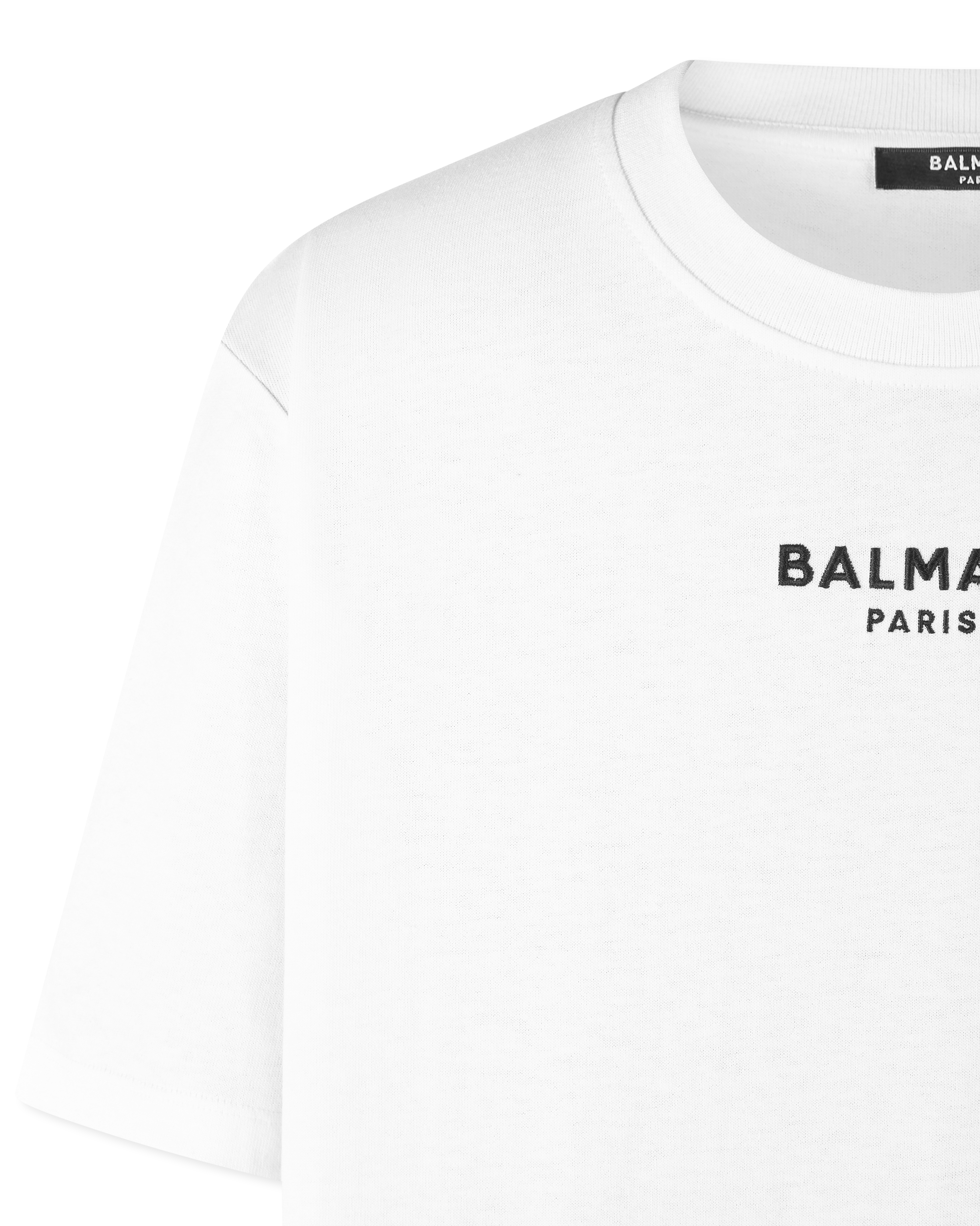 Embroidered Balmain Paris T-Shirt
