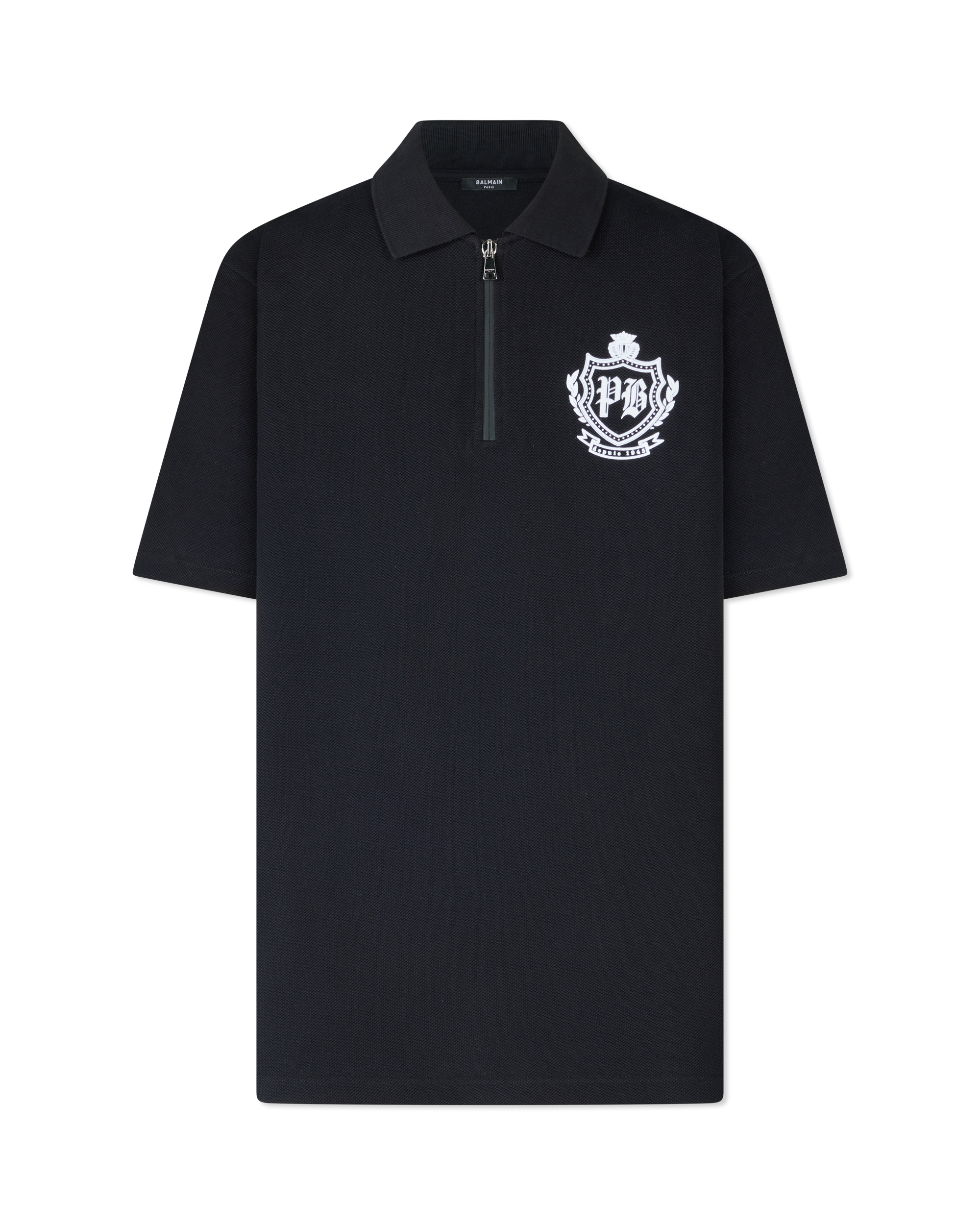 College Emblem Polo Shirt