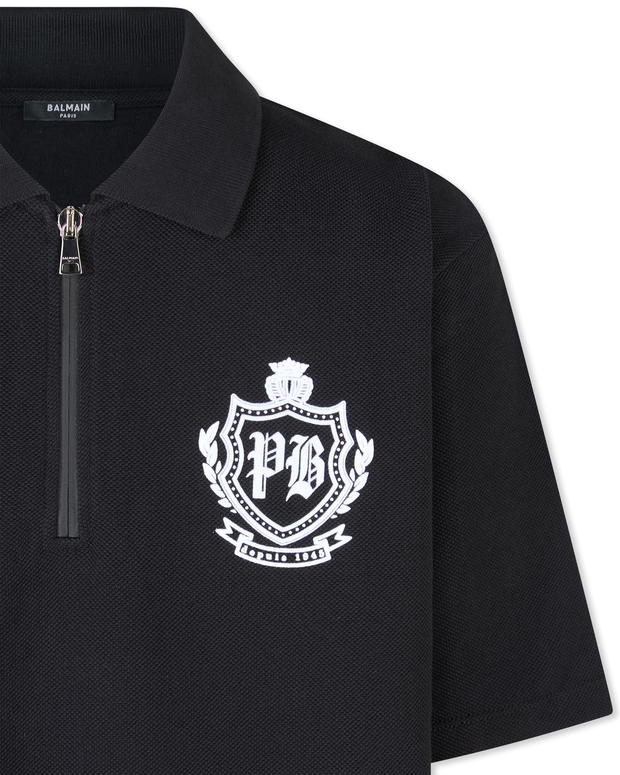 College Emblem Polo Shirt