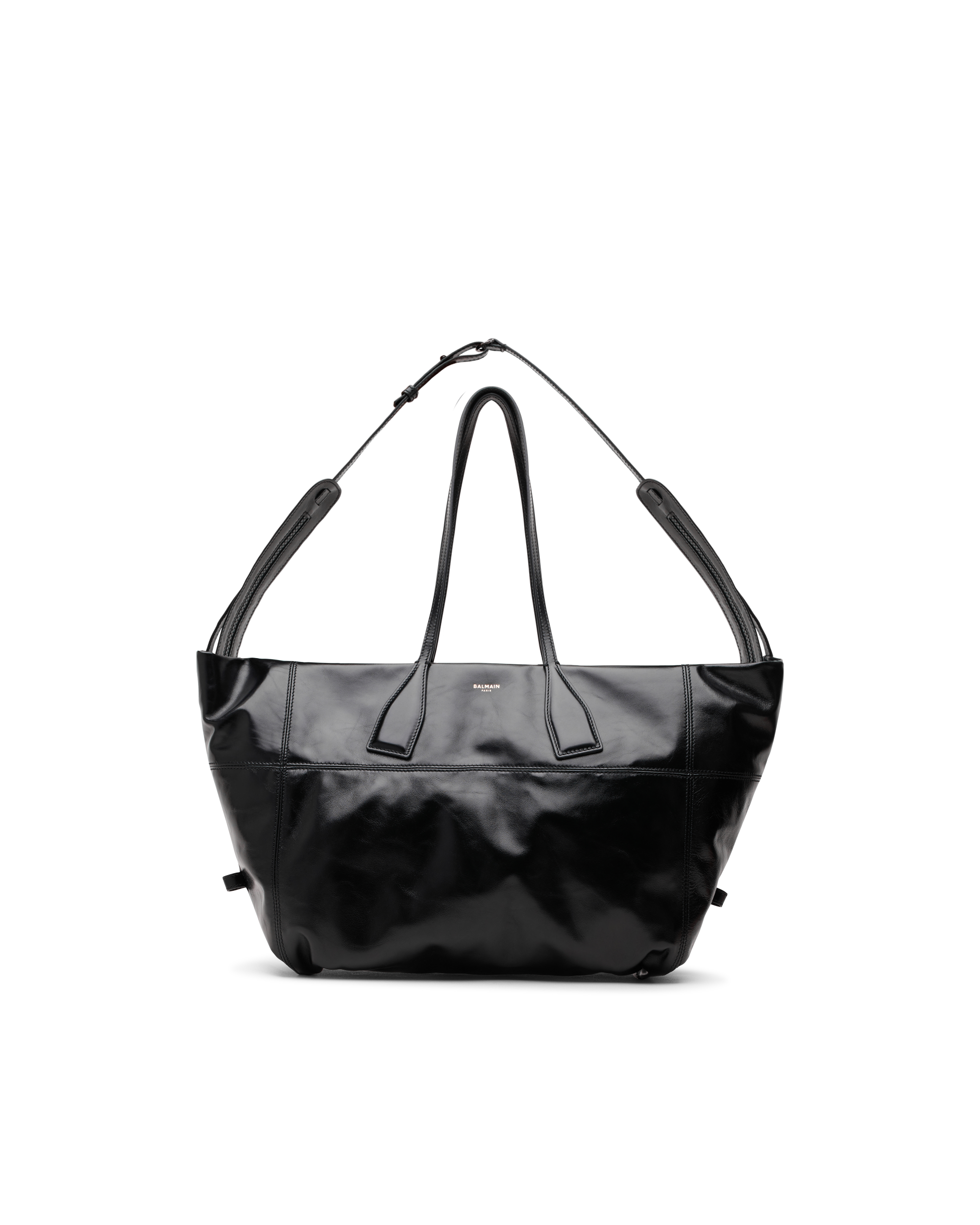 Track Zips Calfskin Tote Bag
