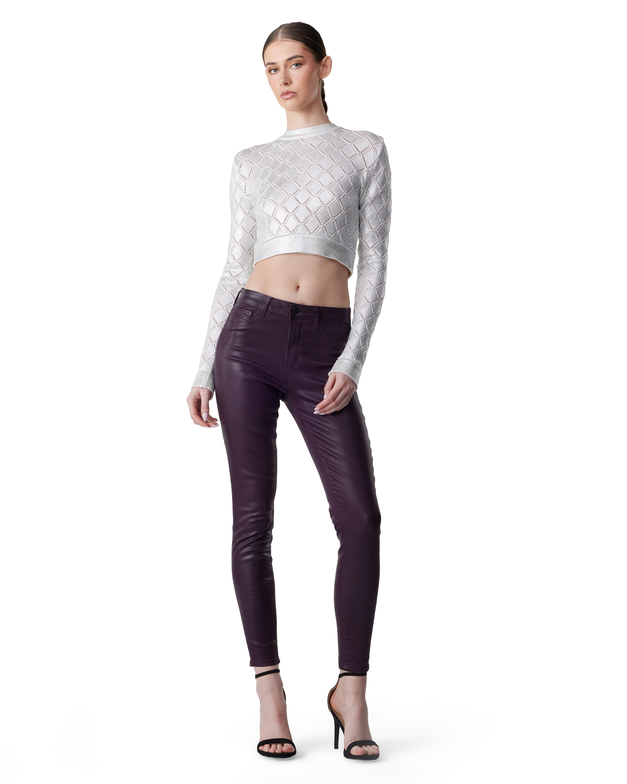 Marguerite Coated Skinny Jean