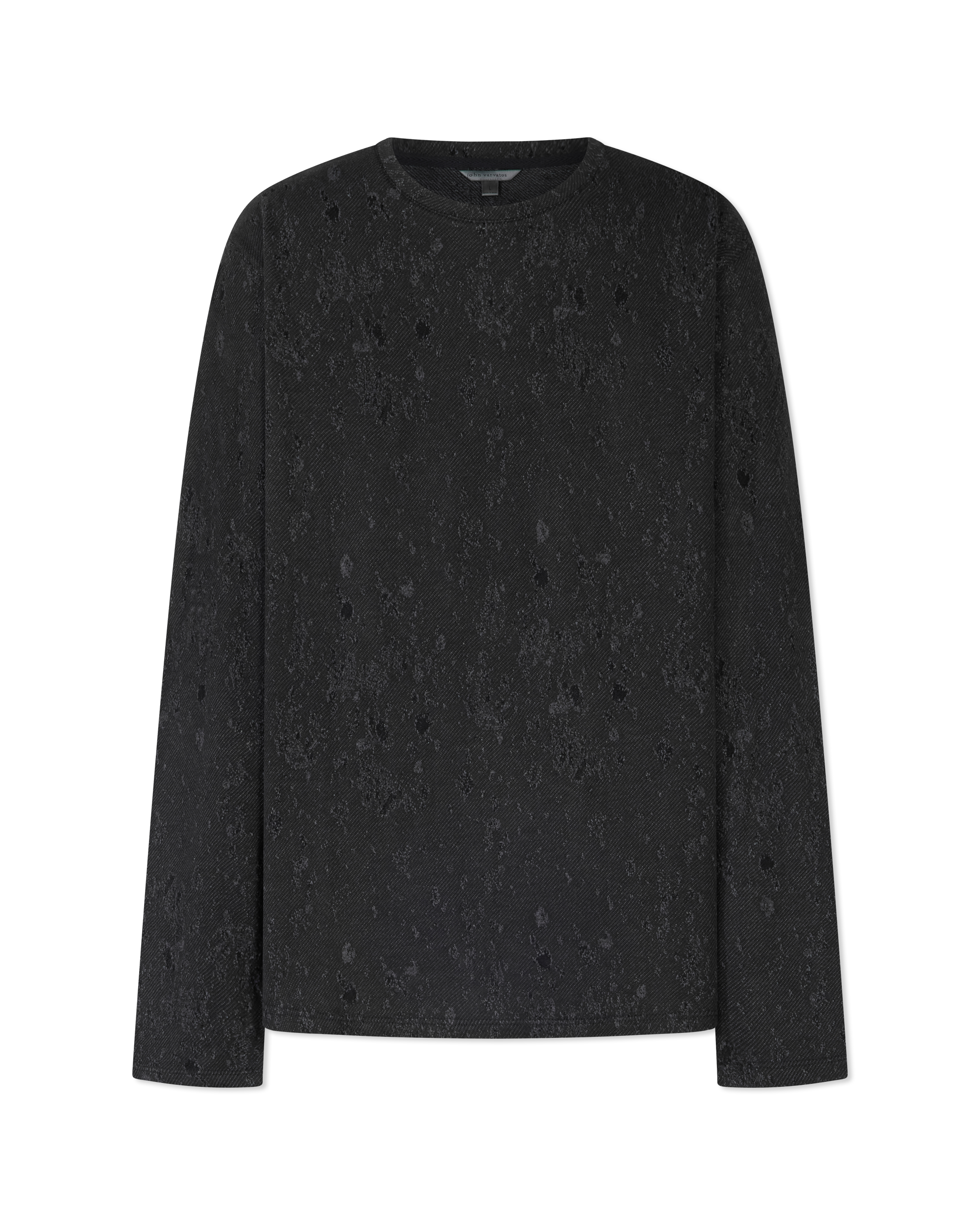 Tecture Jacquard Crewneck Sweater