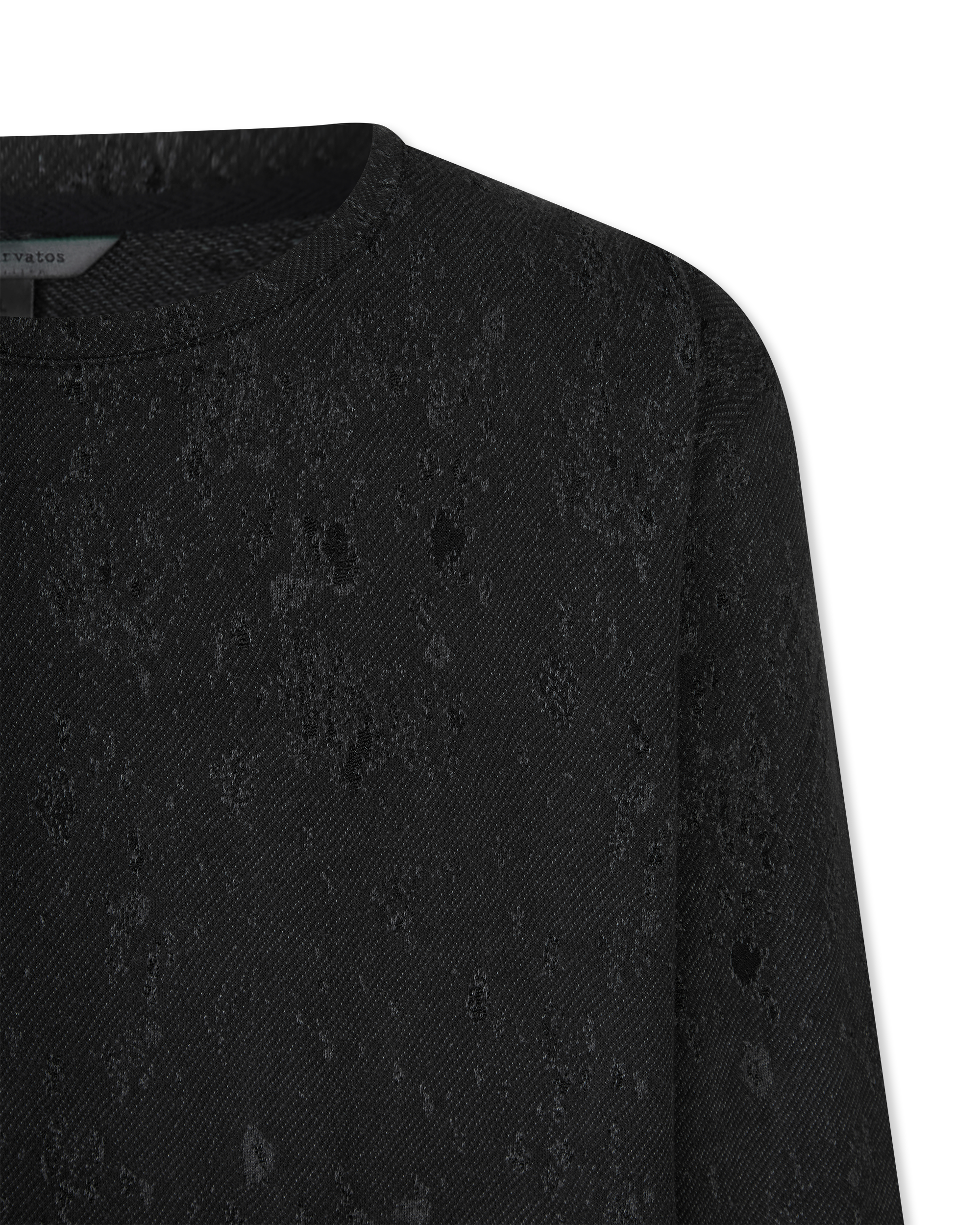 Tecture Jacquard Crewneck Sweater