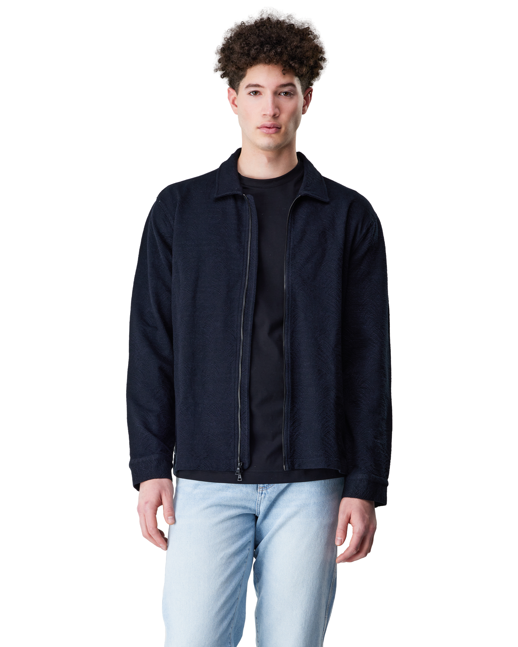 Kassen Zip-Up Over Shirt