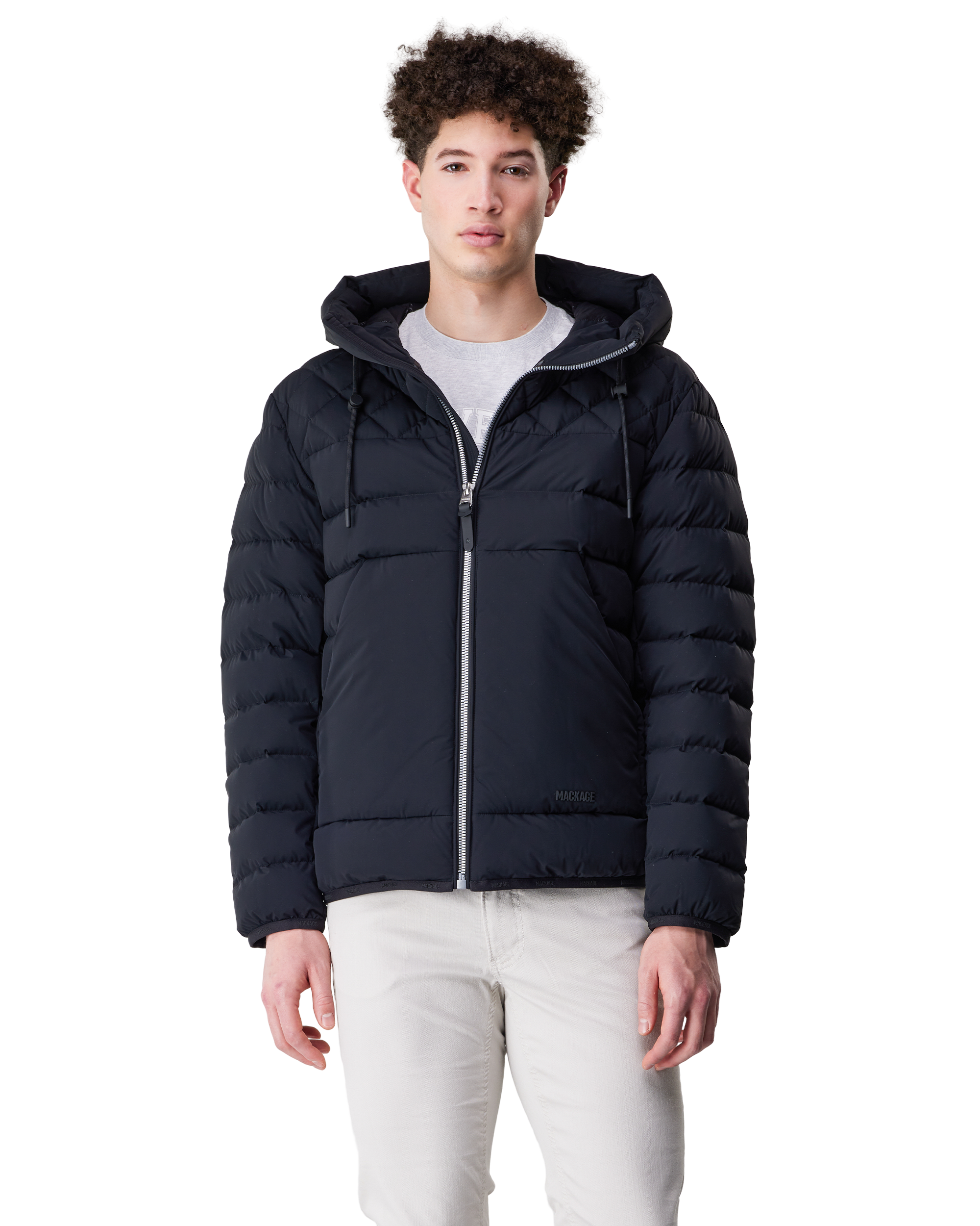BERGEN Quilted Down Hooded Jacket
