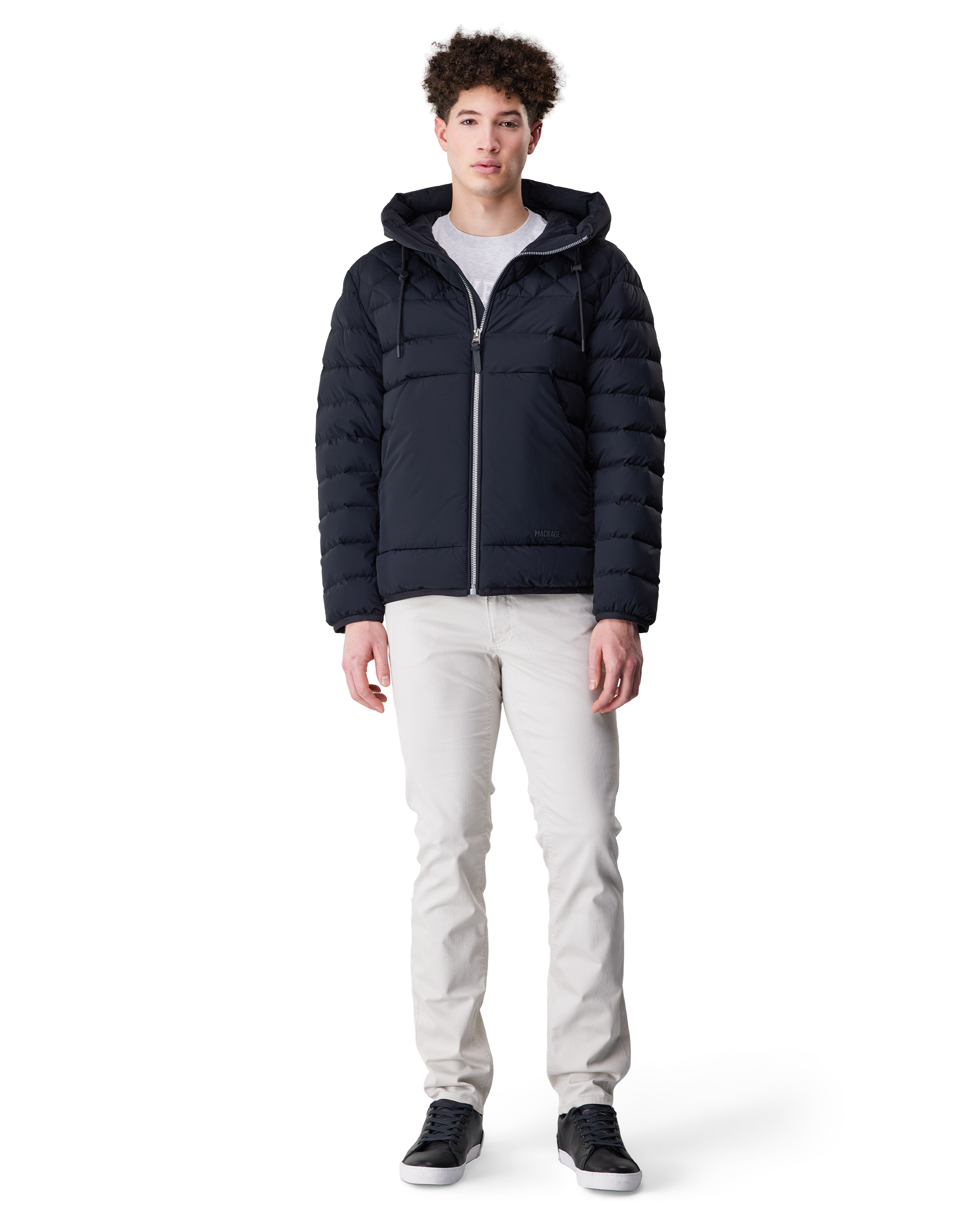 BERGEN Quilted Down Hooded Jacket