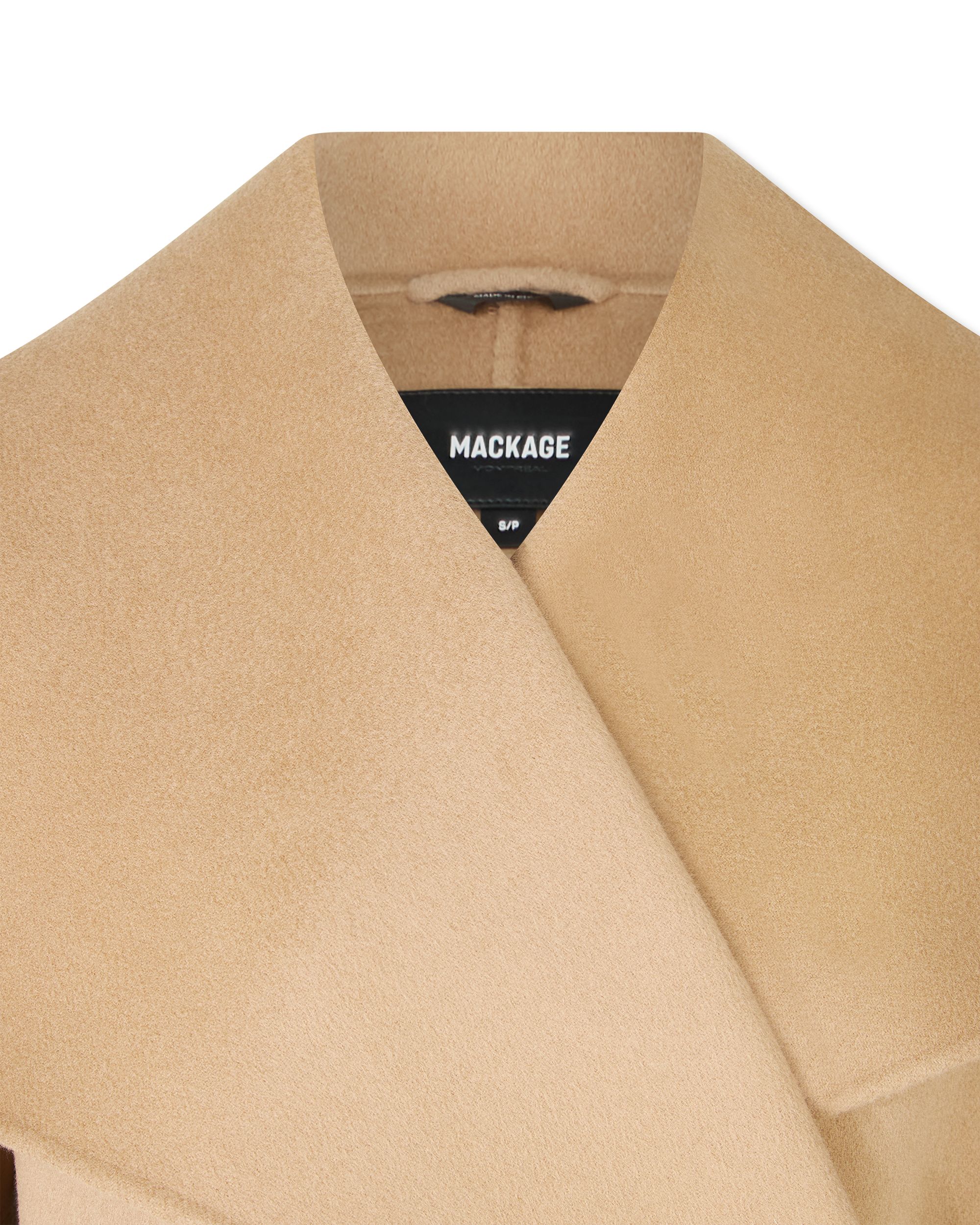 Mackage MAI-CN Double-Face Wool Wrap Coat