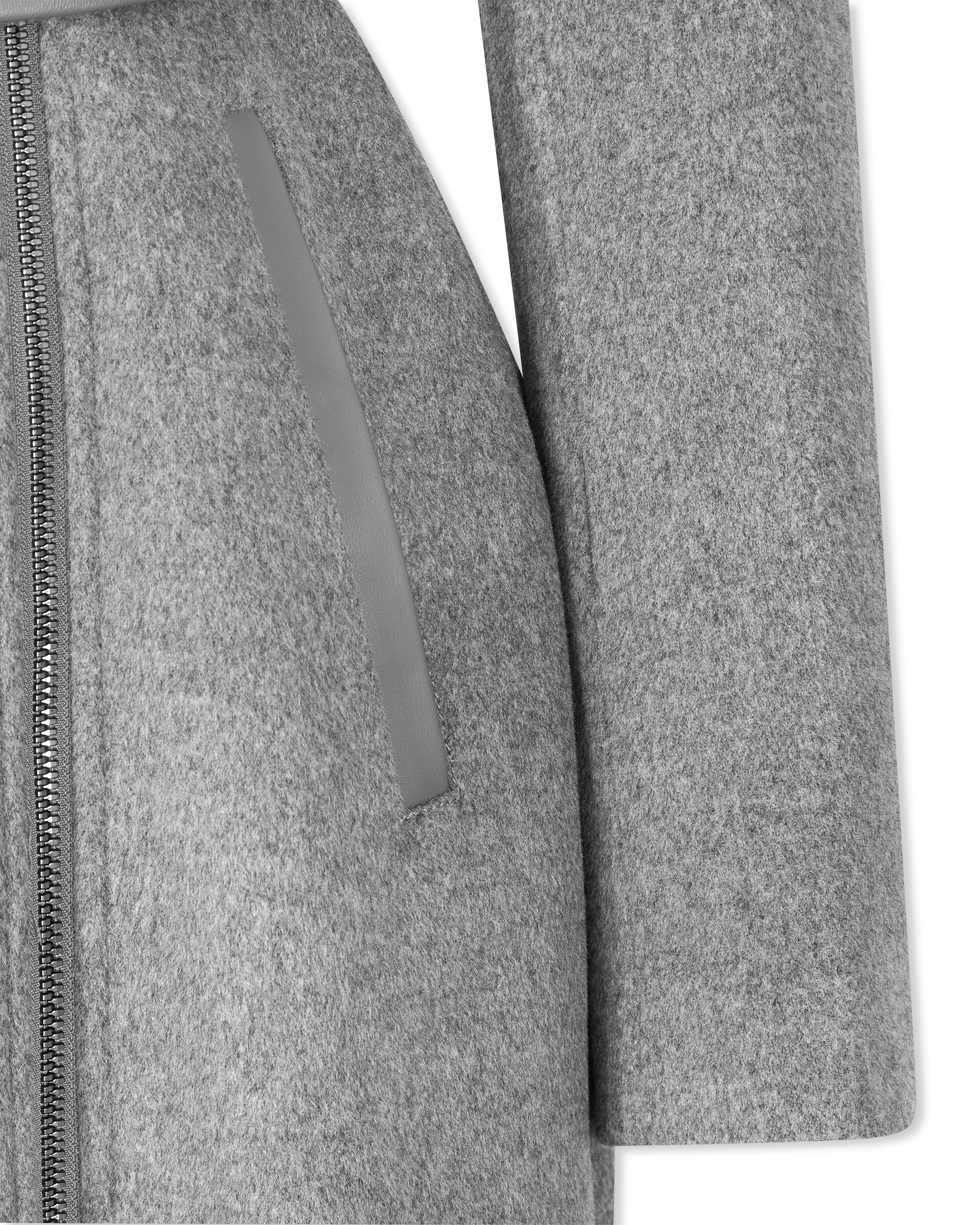 SHIA-SLB 2-in-1 Double-Face Wool Coat