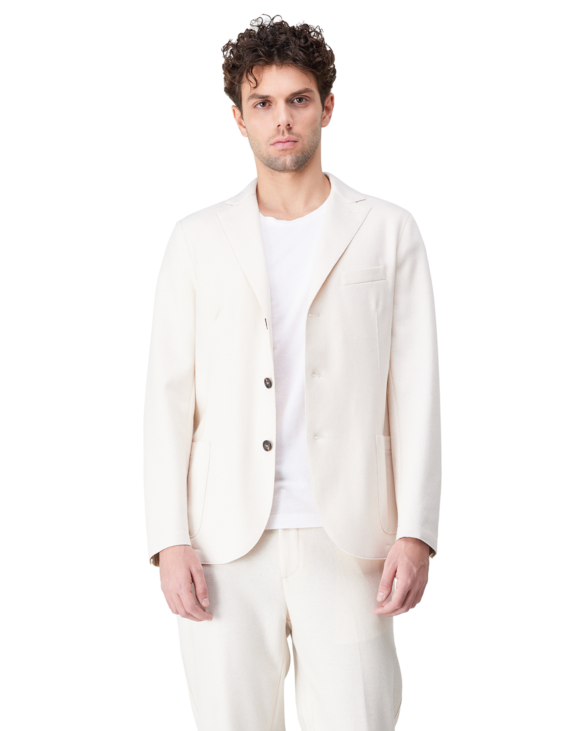 Woven Cotton 2-Piece Suit
