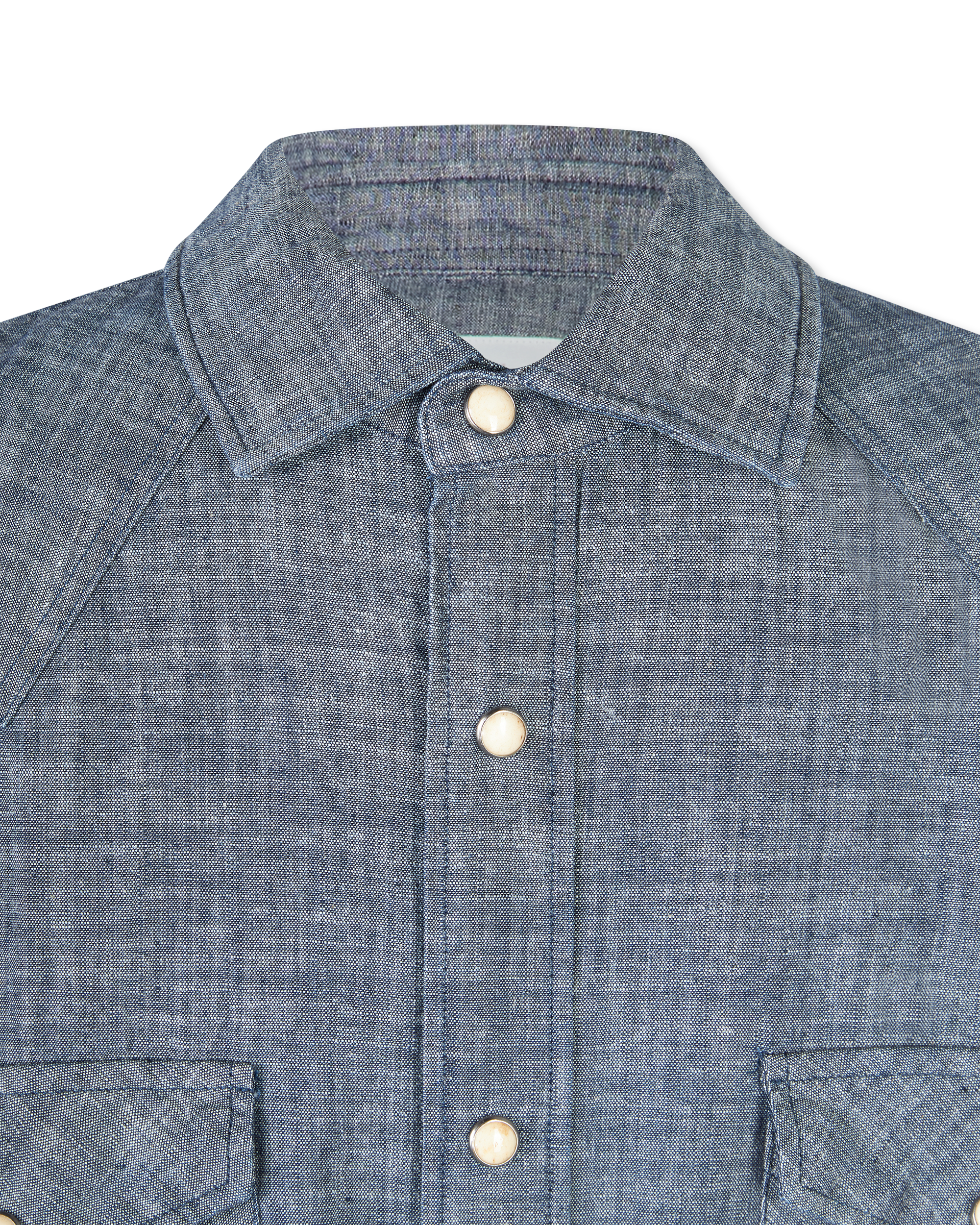 Mélange Cotton Sport Shirt