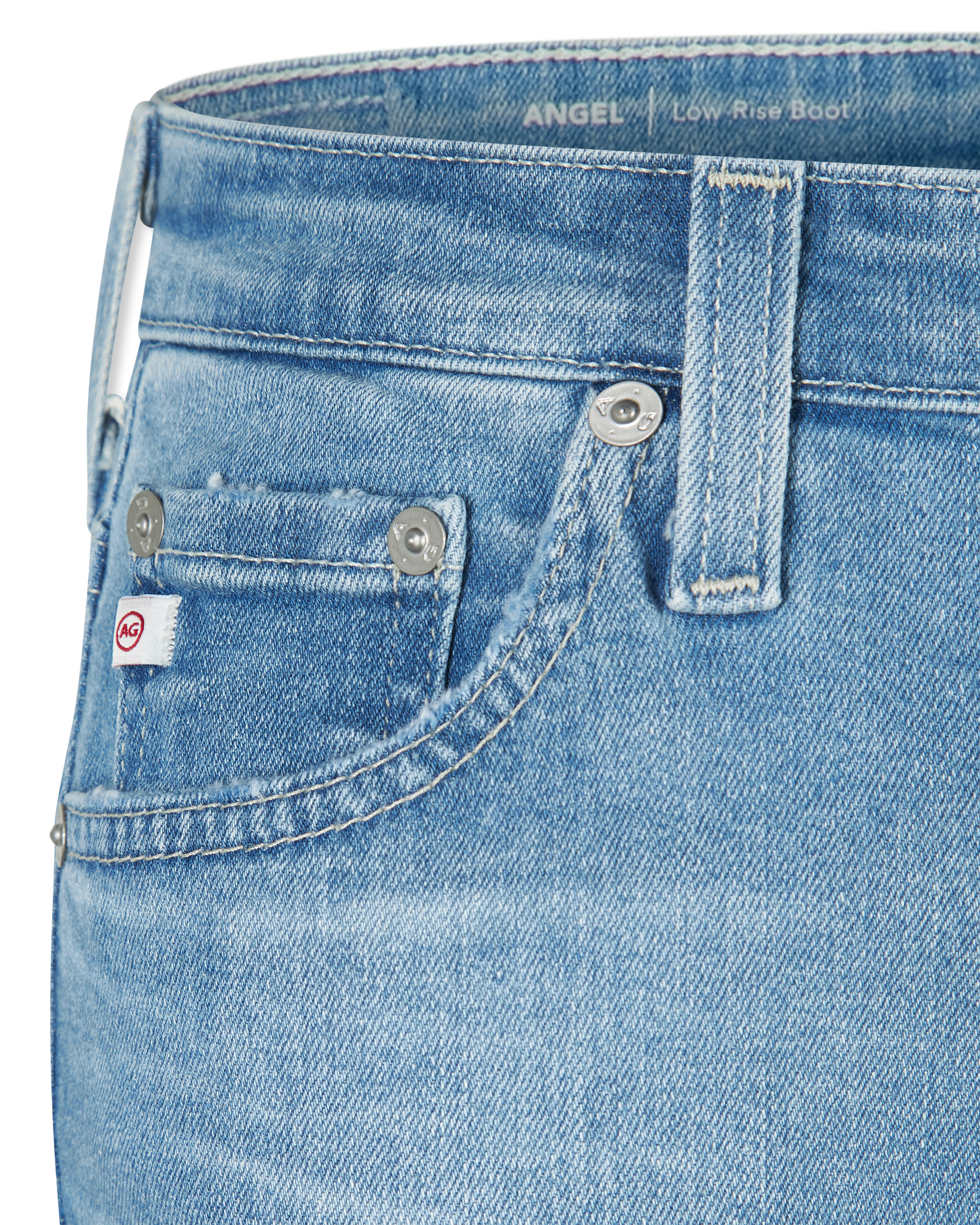 Angel Low-Rise Boot Cut Jeans