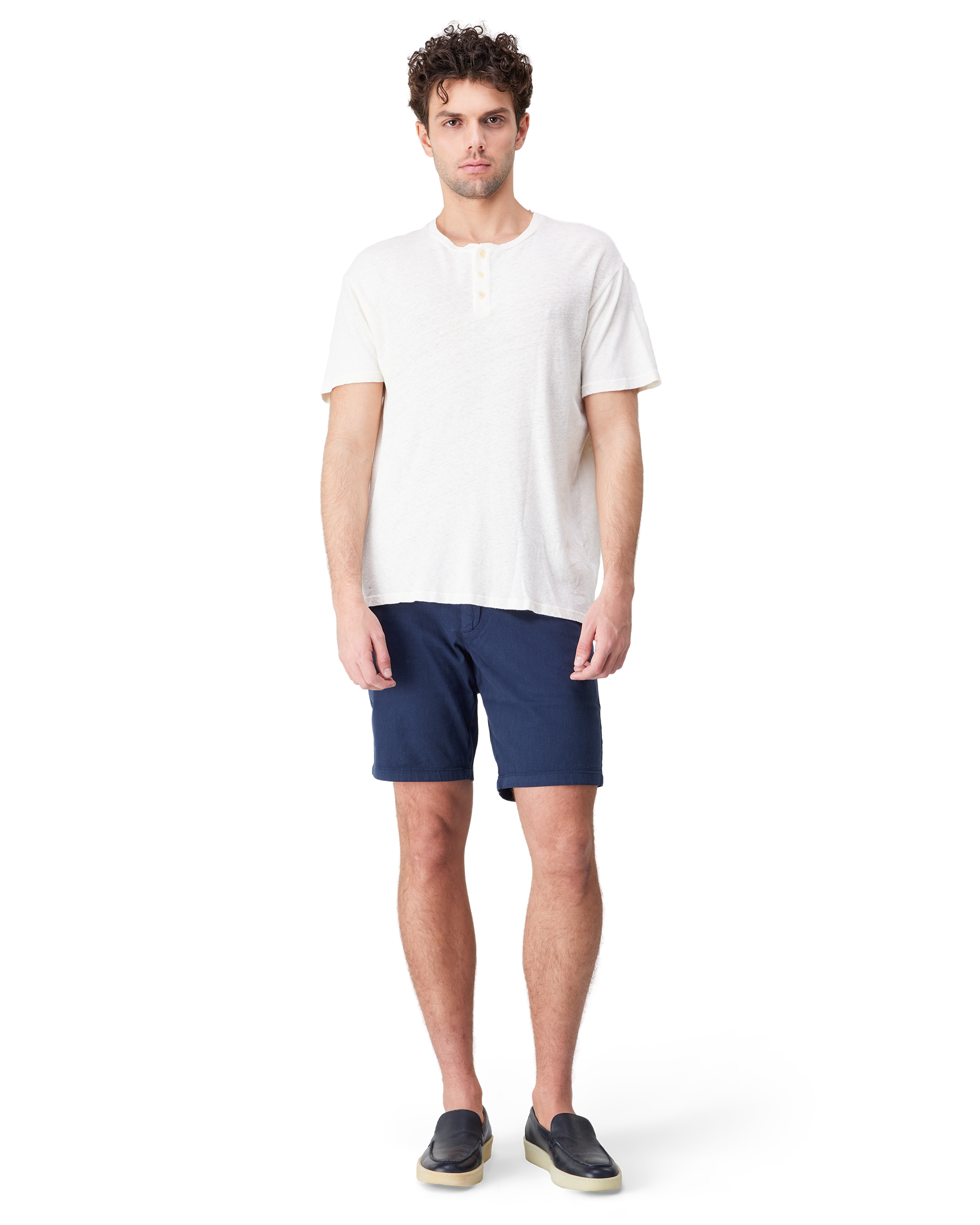 Lionel Linen Cotton Henley