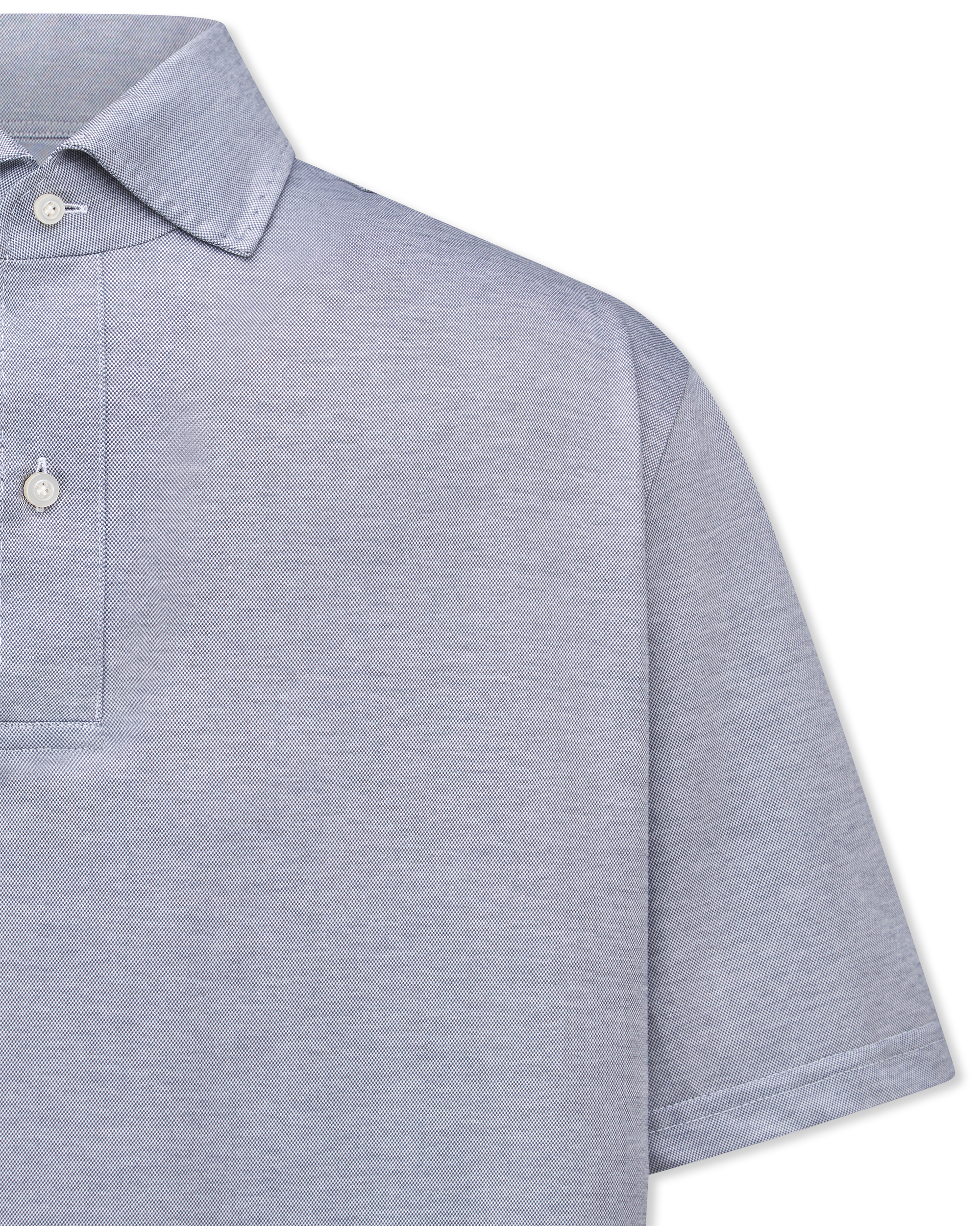 Textured Jacquard Luxe Knit AMF Stitch Polo
