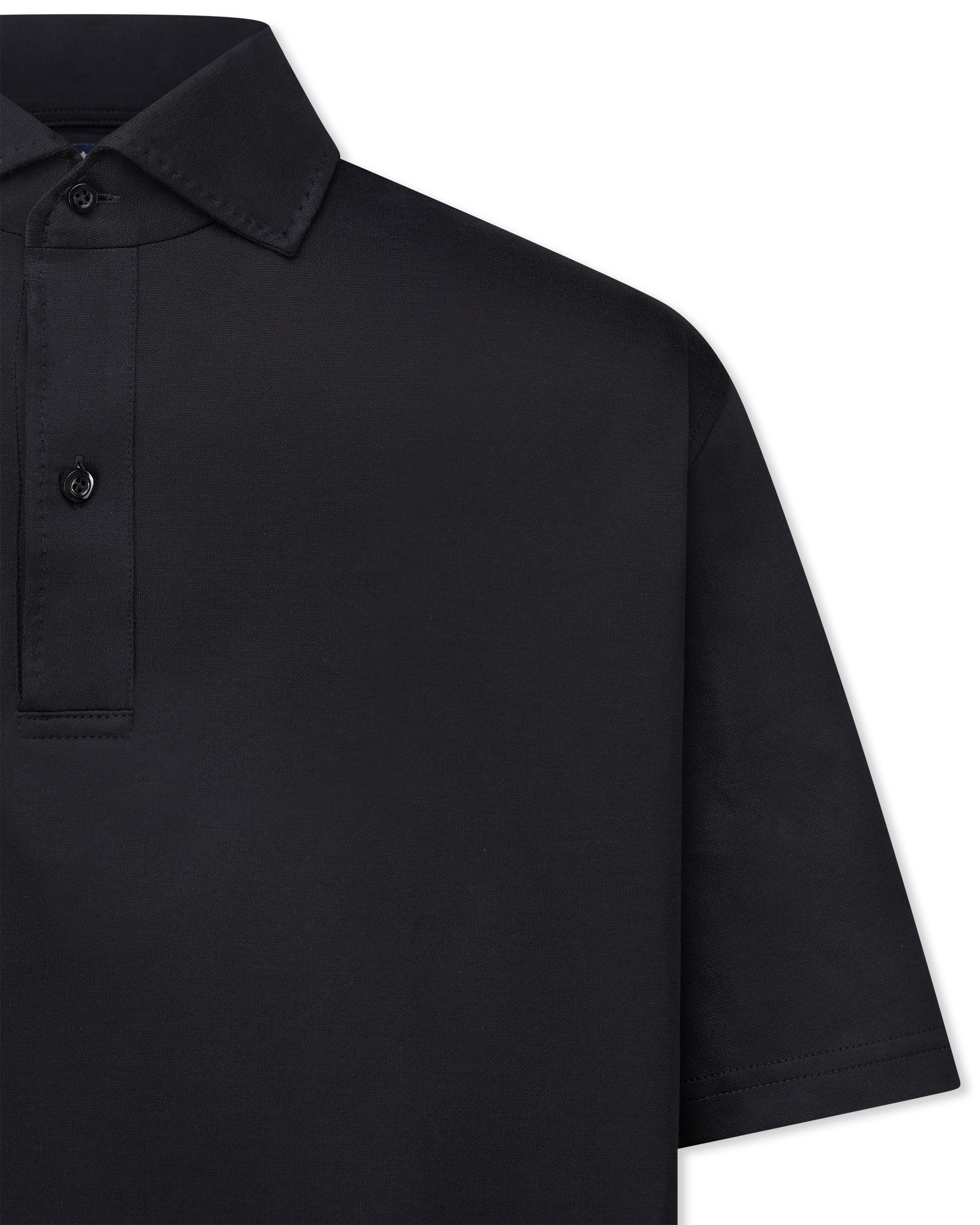 Textured Jacquard Luxe Knit Polo