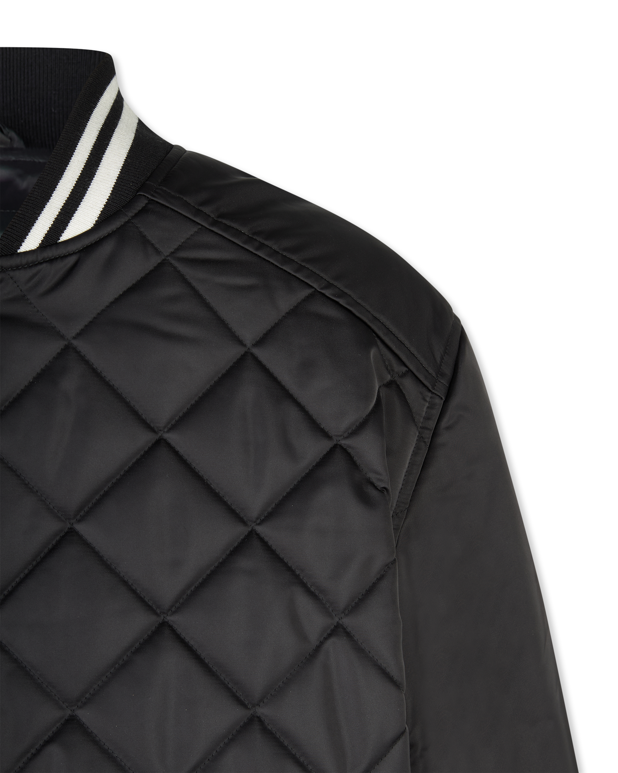 Black Recycled Aidan-SA Diamond-Quilted Bomber Jacket by Mackage | DIHSAN