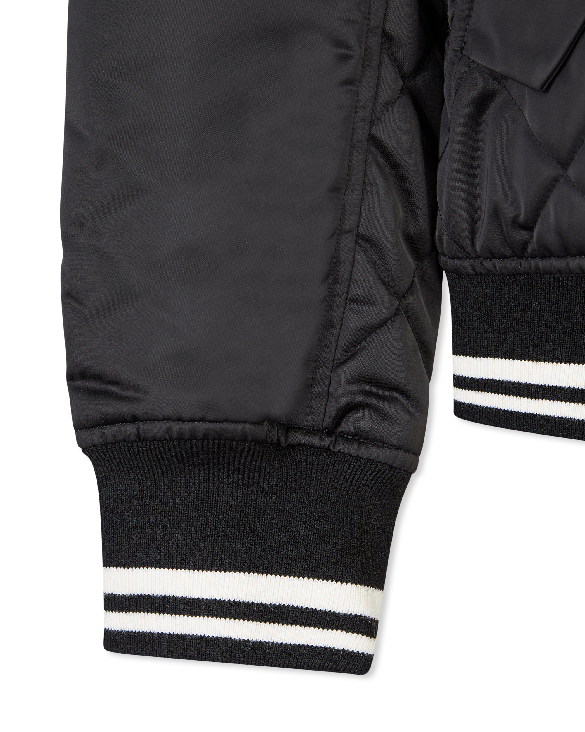 Black Recycled Aidan-SA Diamond-Quilted Bomber Jacket by Mackage | DIHSAN