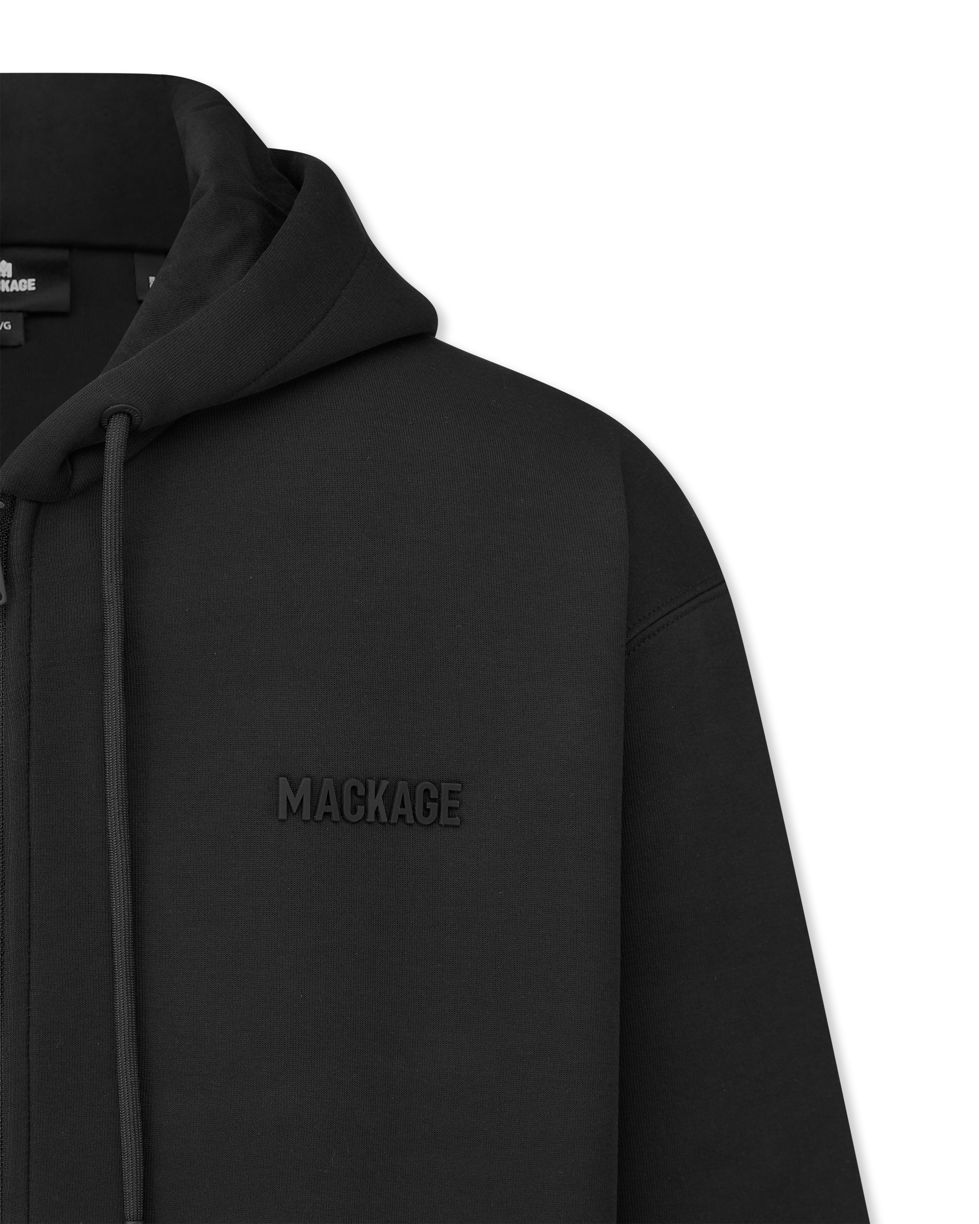 Krystos Double-Face Jersey Zip-Up Hoodie