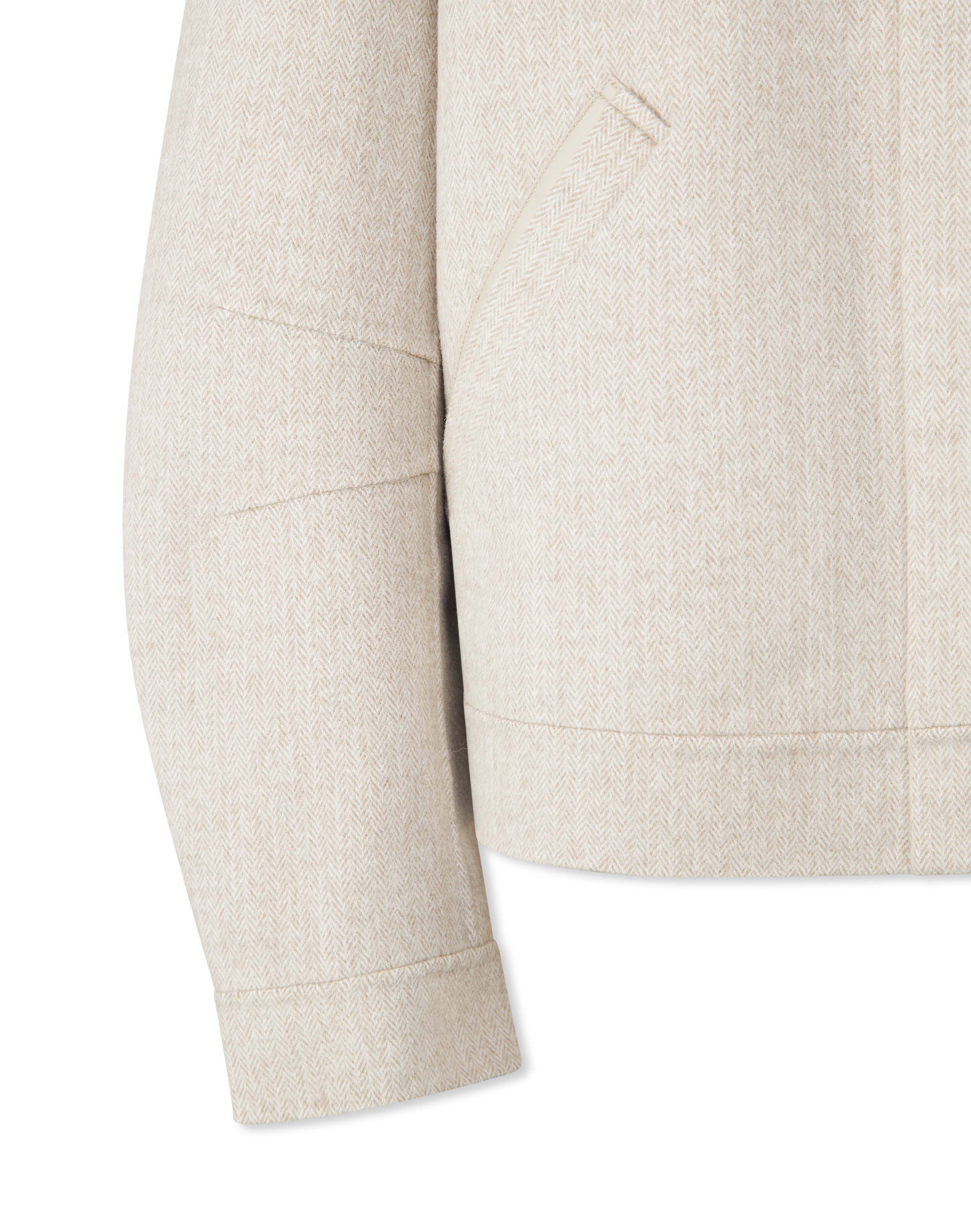 Hayes-HB Double-Face Wool Workwear Herringbone Jacket