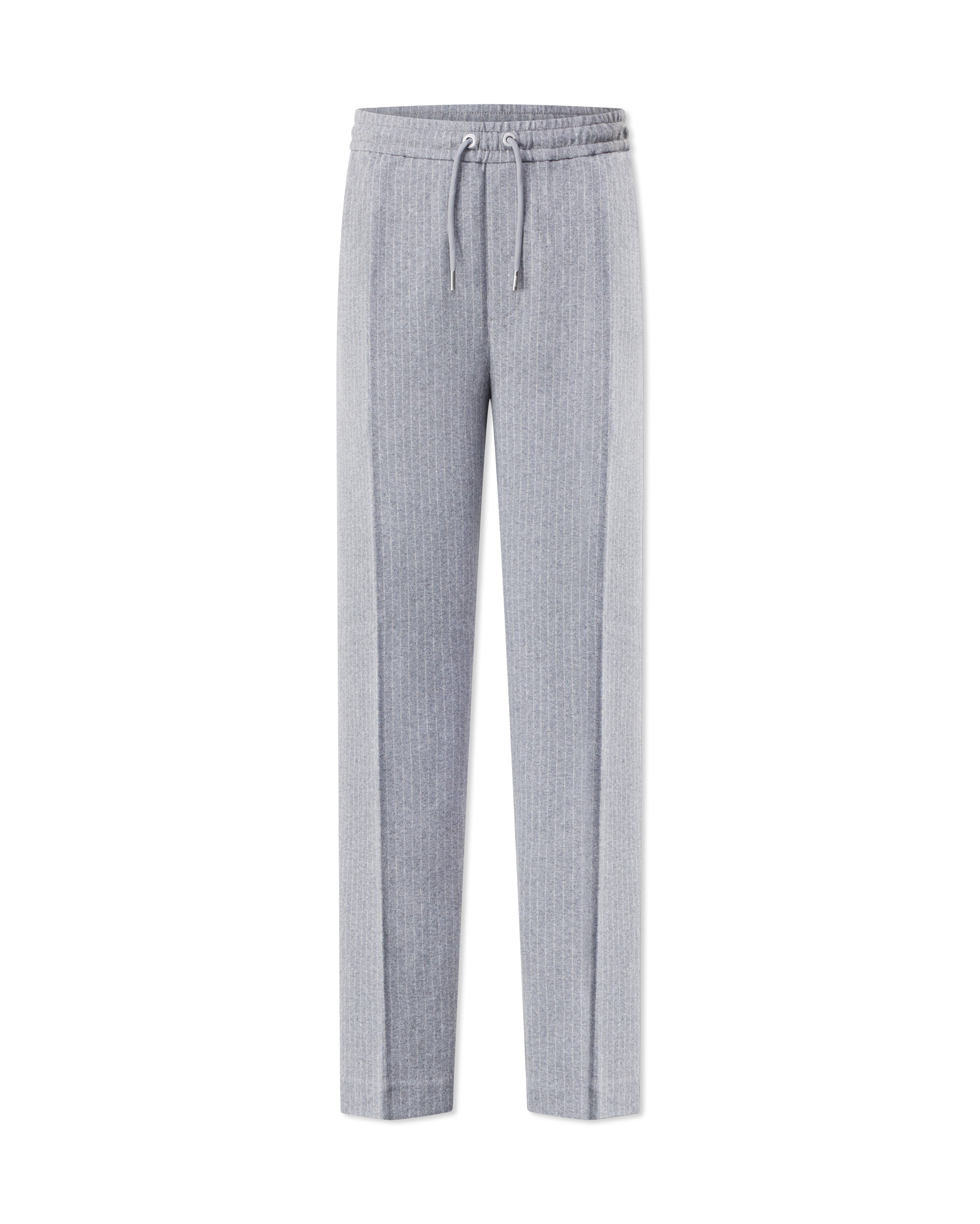 Light Grey/Cream Polyester Stanley-K Brushed Knit Pants by Mackage | DIHSAN