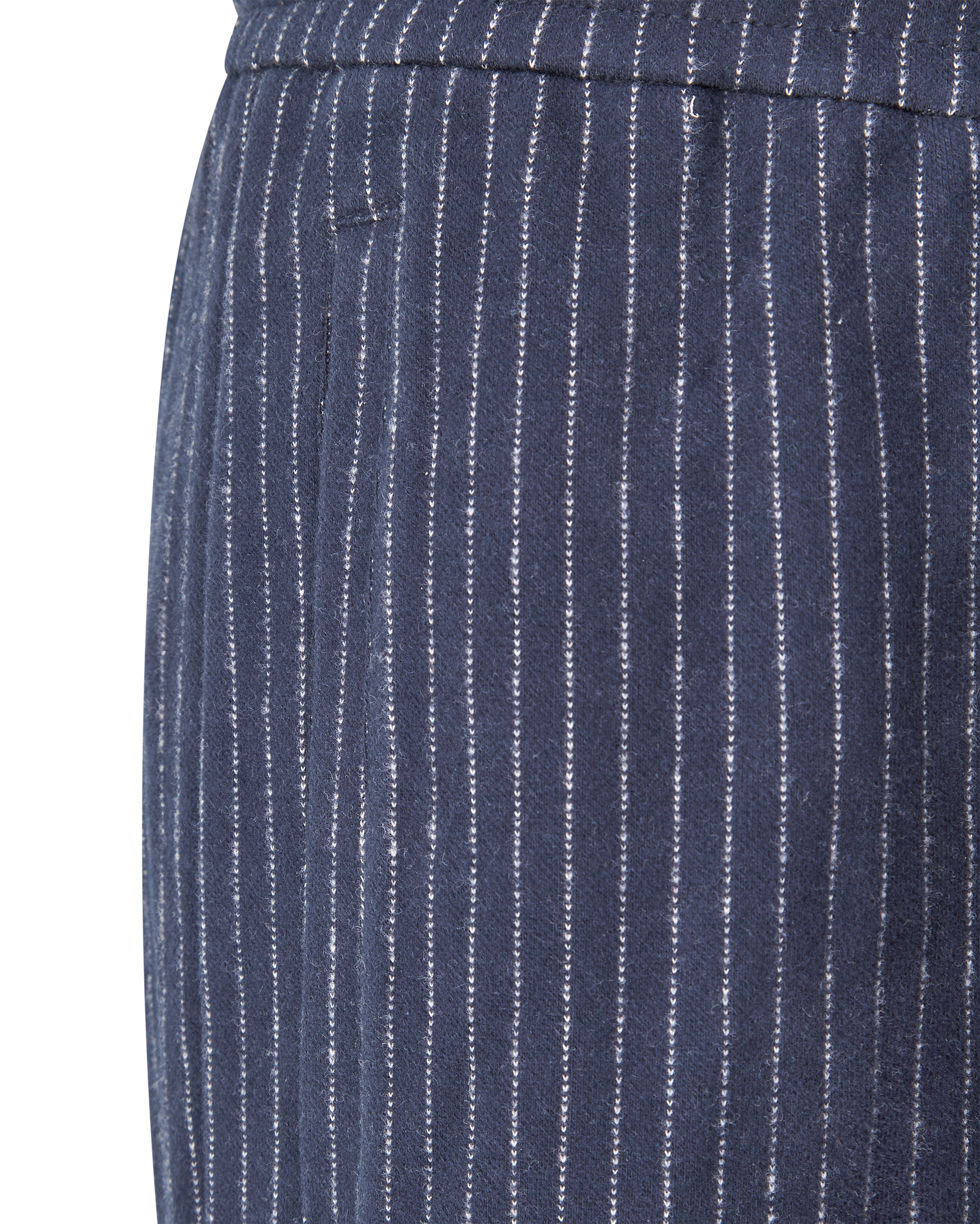 Navy/Cream Polyester Stanley-K Brushed Knit Pants by Mackage | DIHSAN
