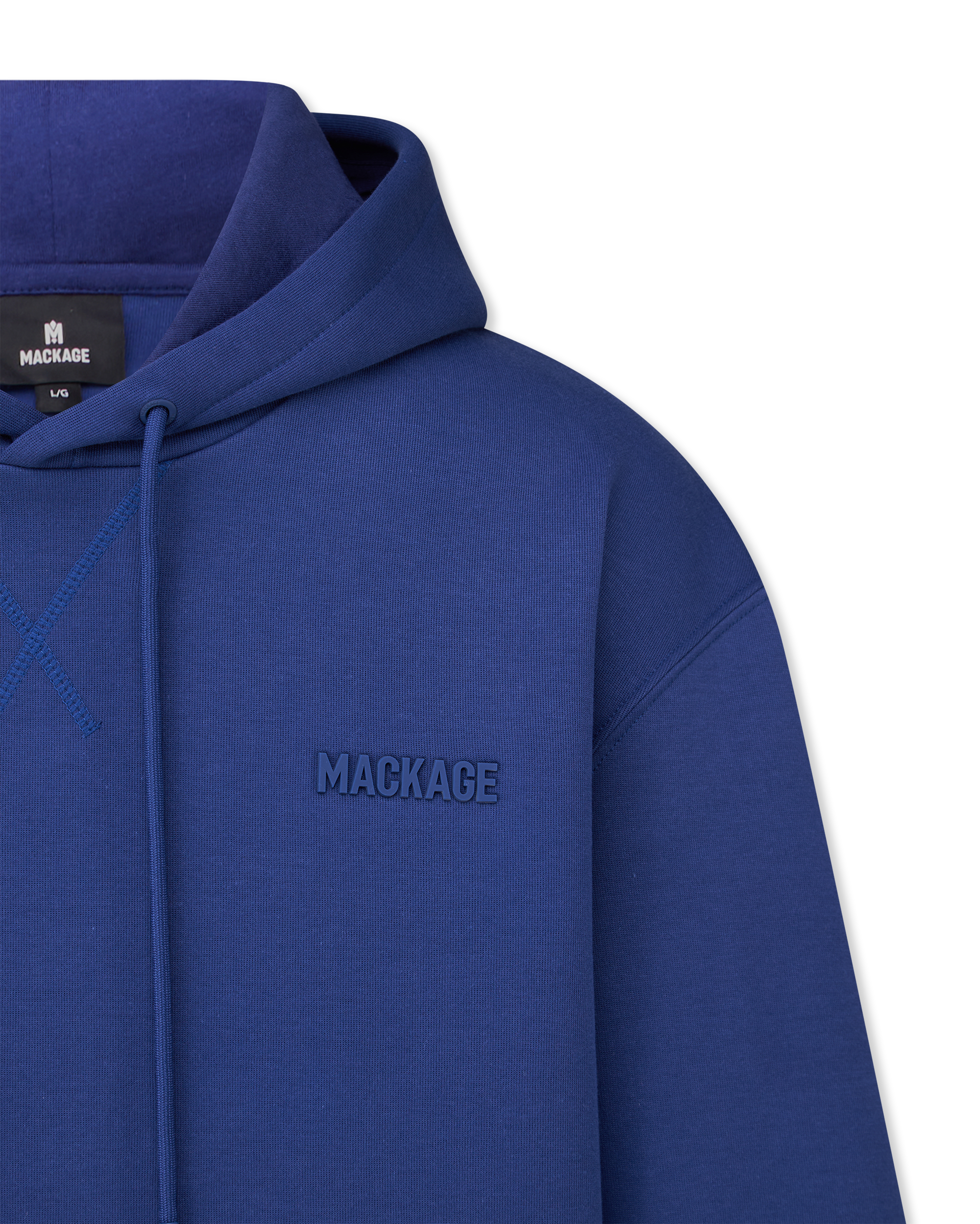Kolton-Z Double-Face Jersey Logo Hoodie