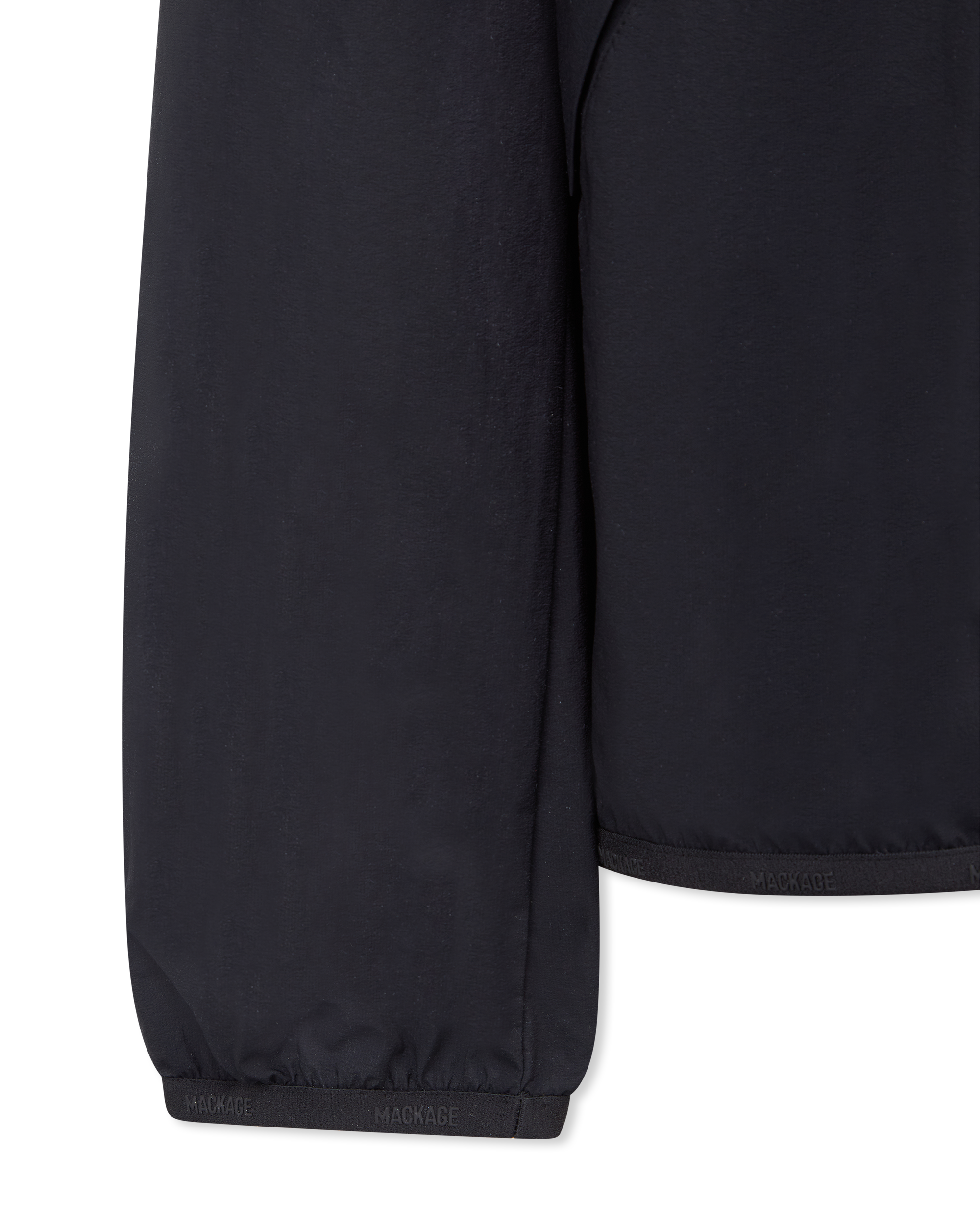 Black Polyamide Reid-SC Packable Rain Jacket by Mackage | DIHSAN
