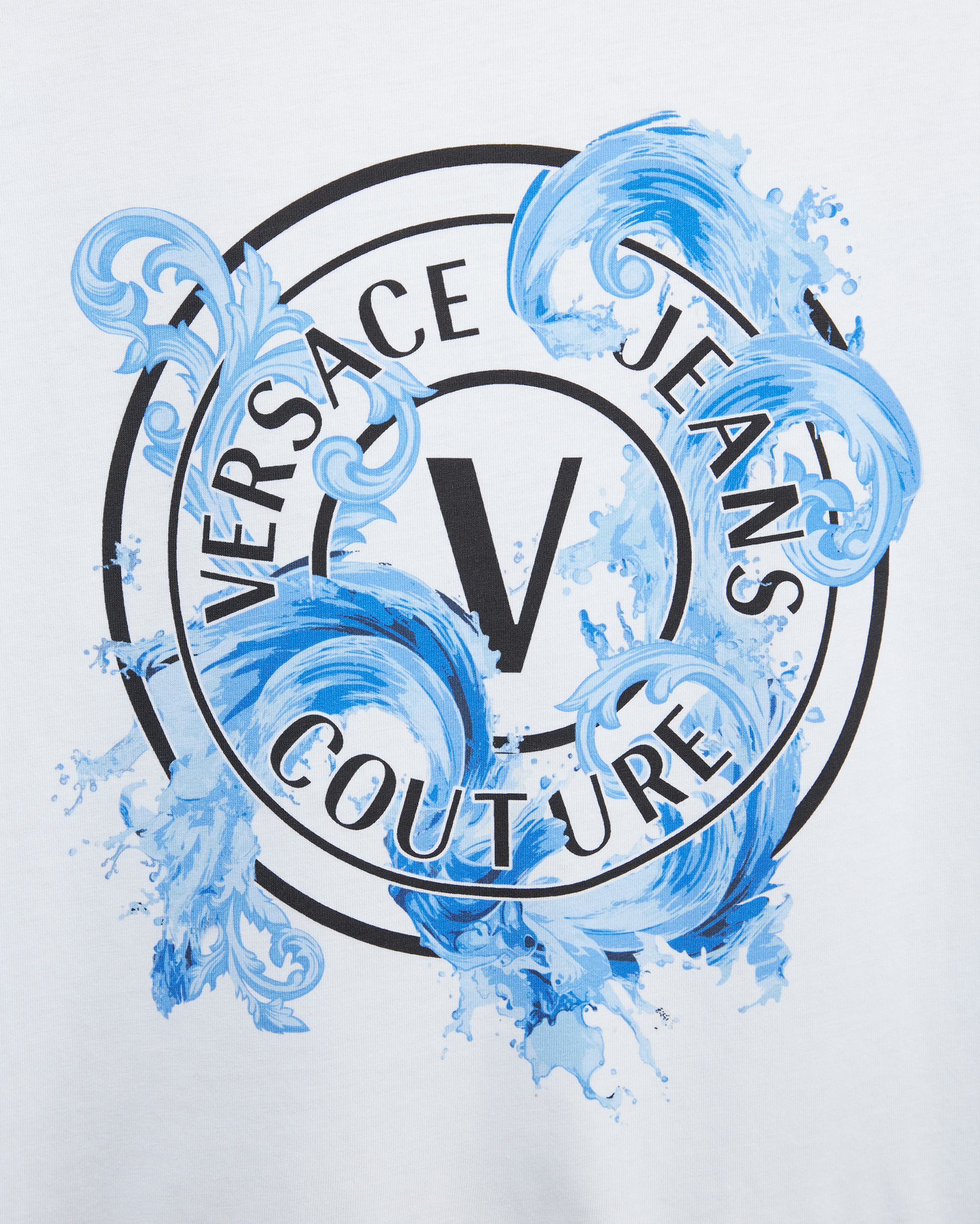V-Emblem Wave Couture T-Shirt