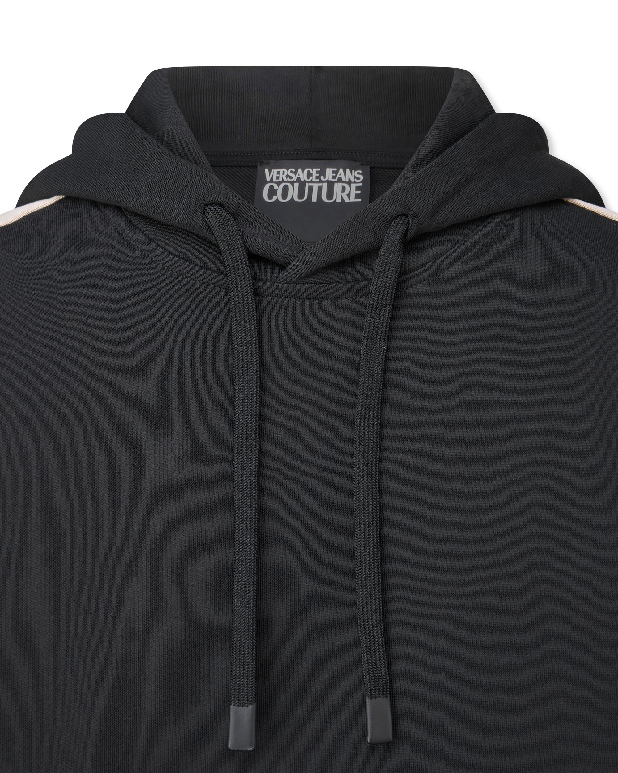 Logo Tape Drawstring Hoodie
