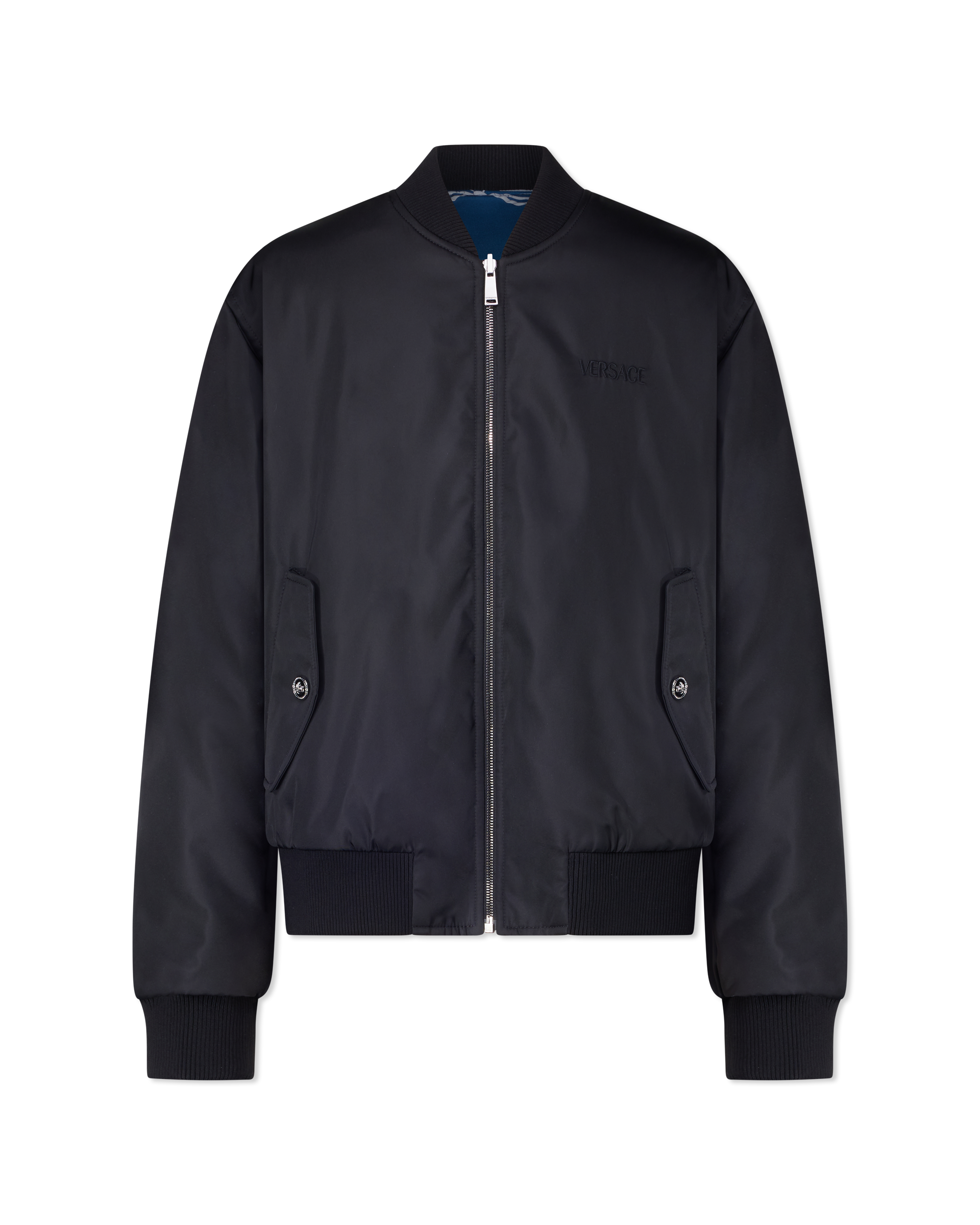 Printed Nylon Reversible Bomber