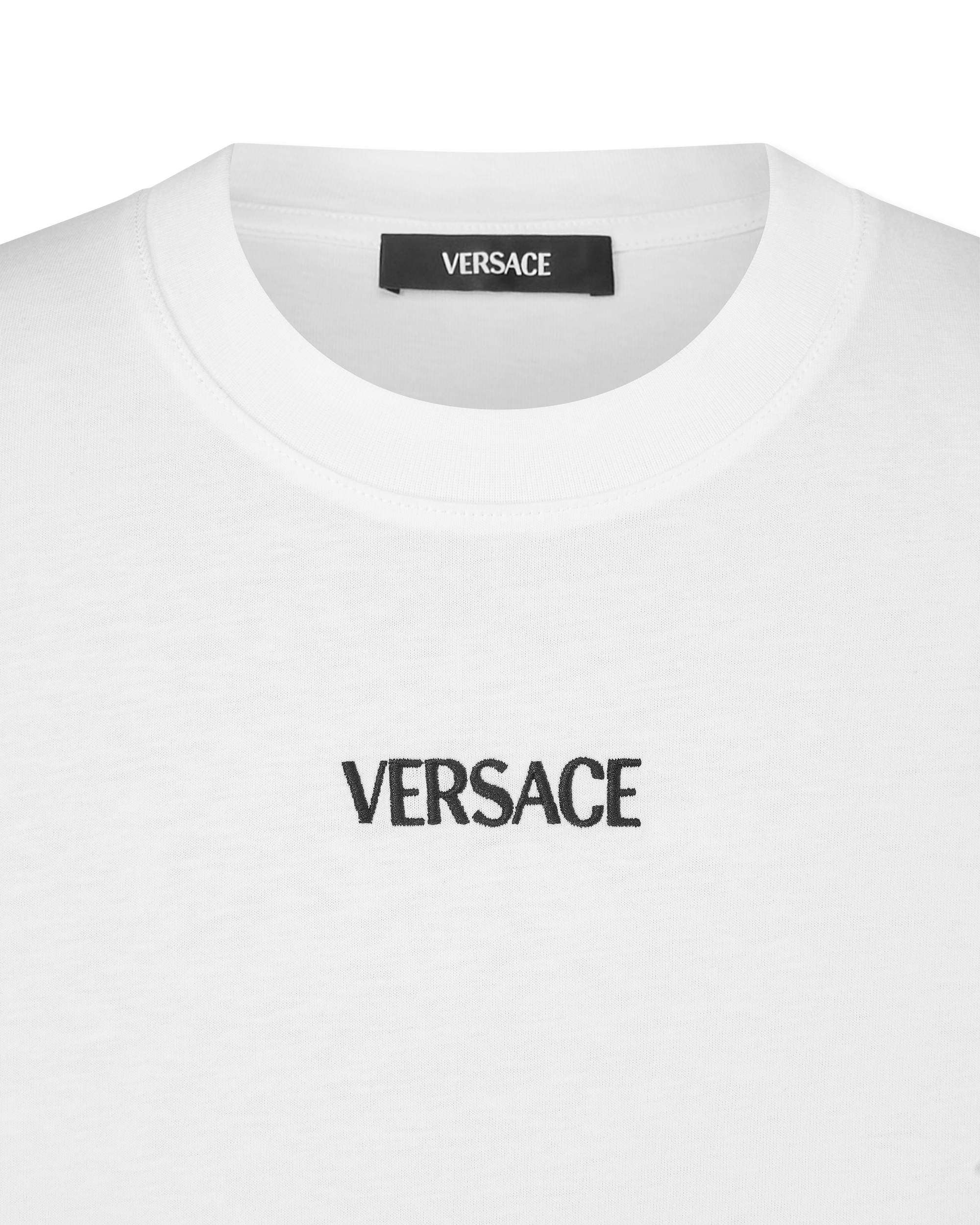 Logo Embroidered Cotton T-Shirt