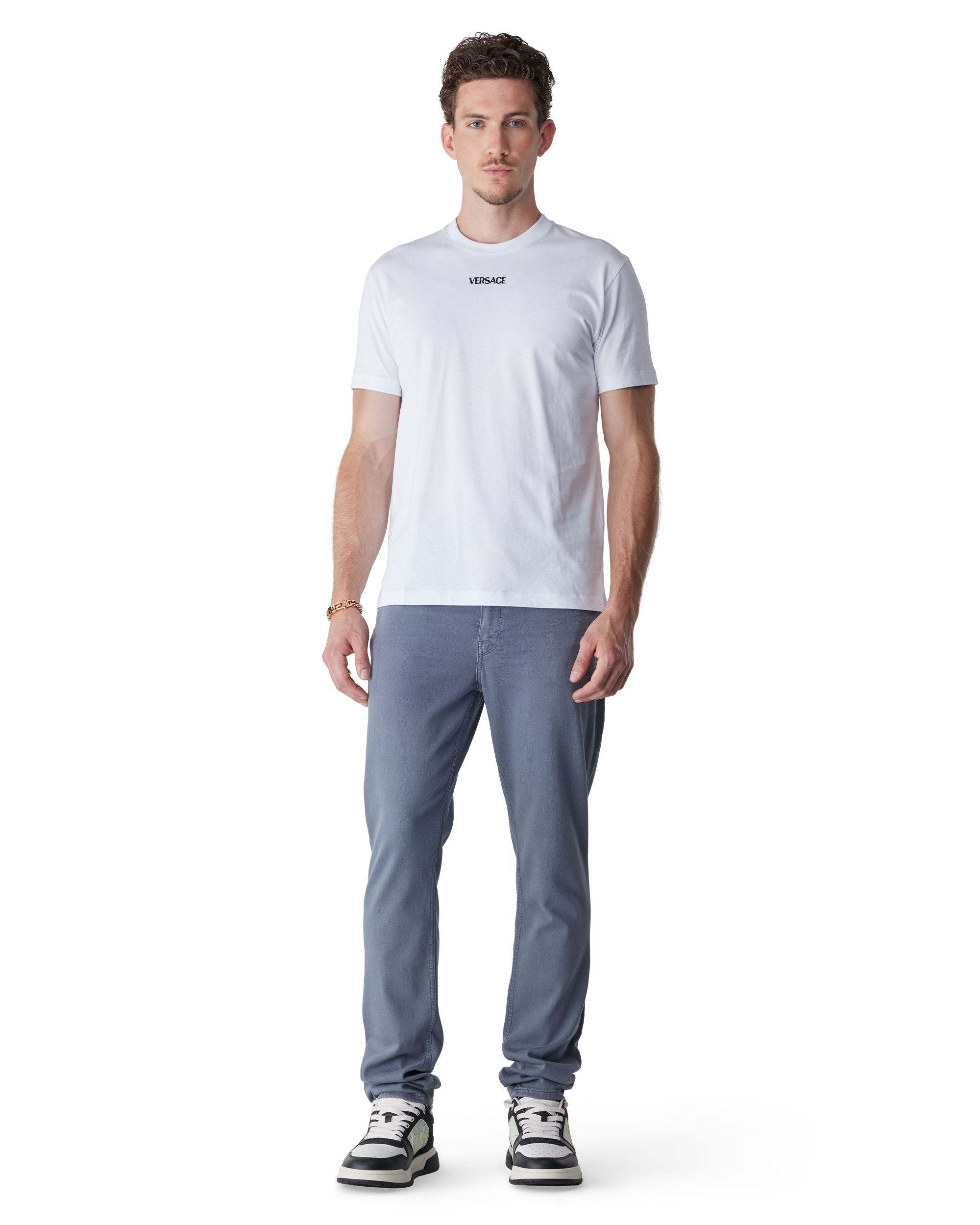 Logo Embroidered Cotton T-Shirt