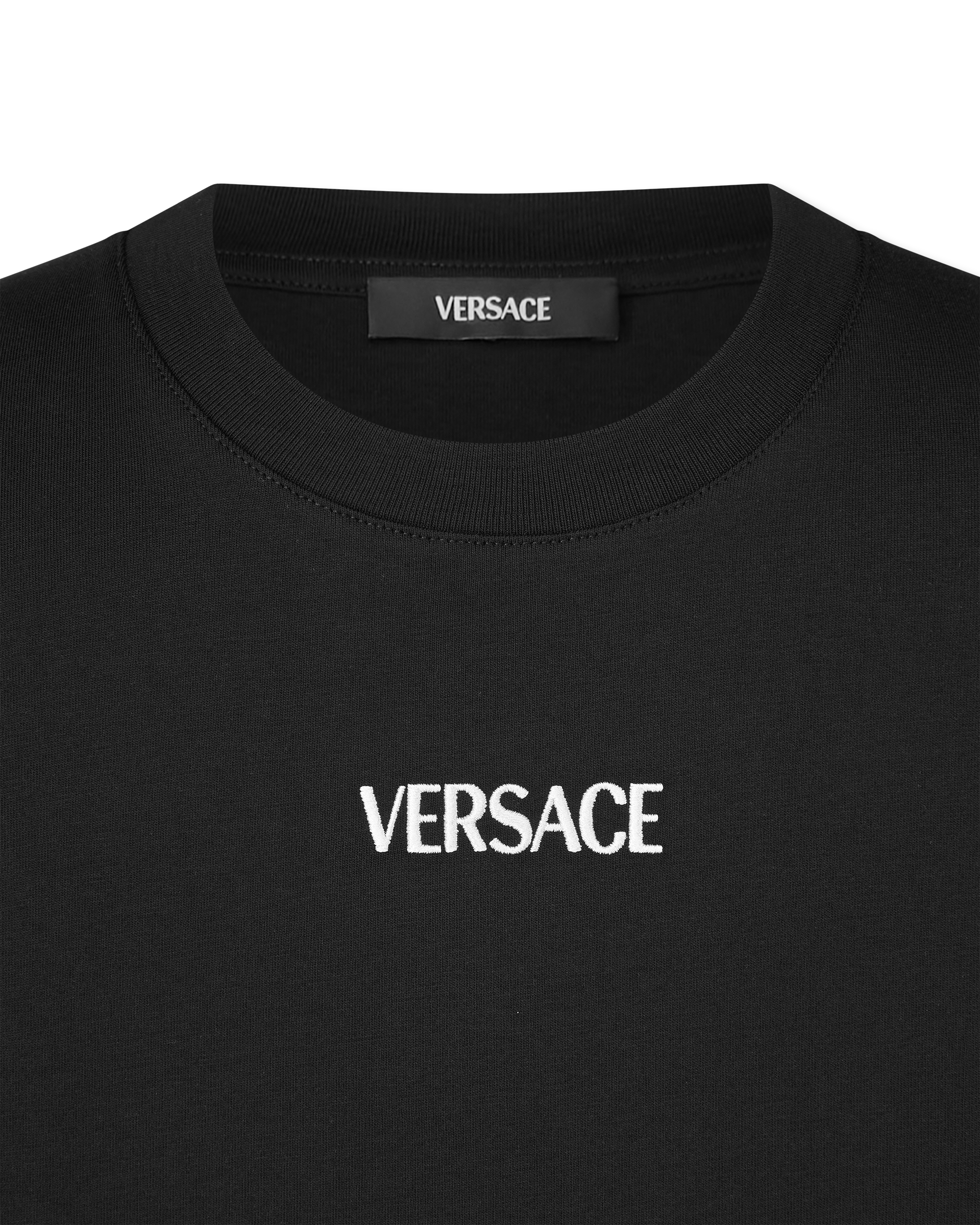 Logo Embroidered Cotton T-Shirt