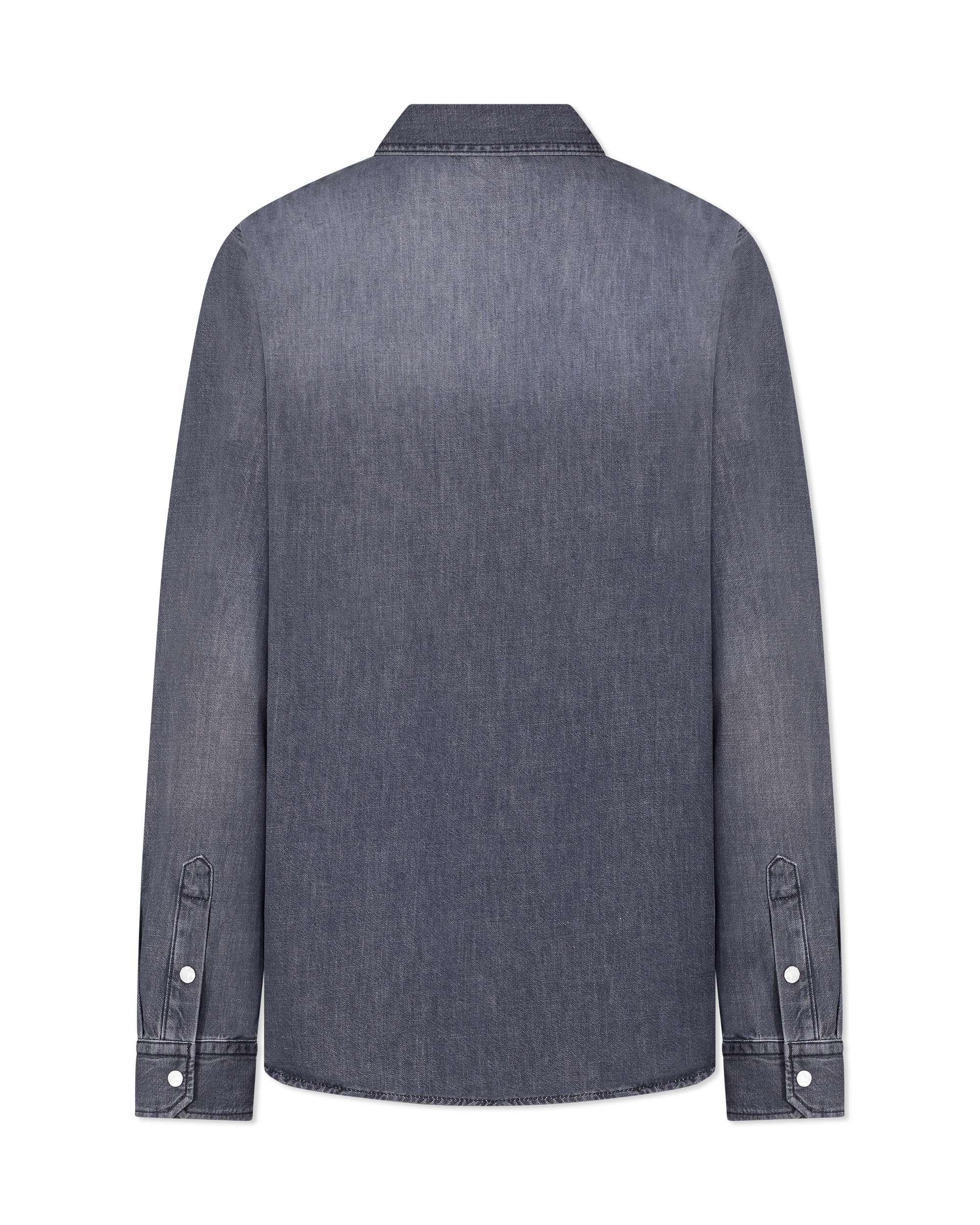 Medusa Patch Denim Shirt