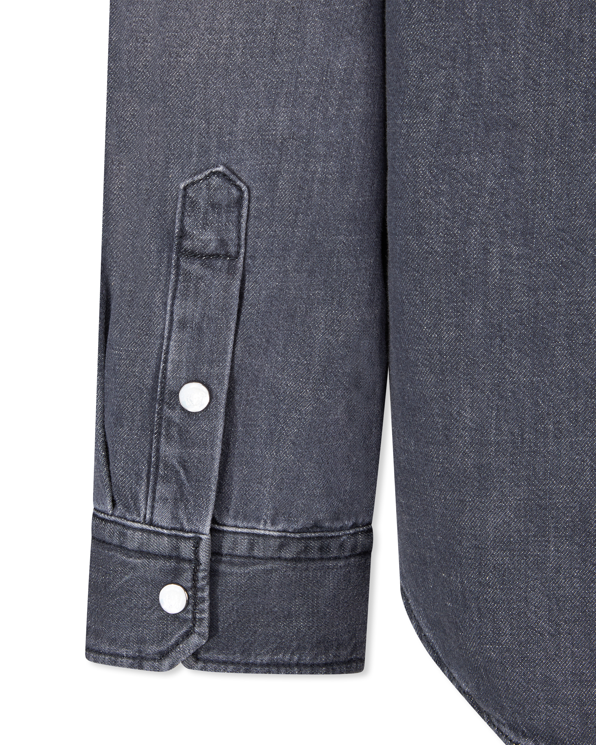 Medusa Patch Denim Shirt