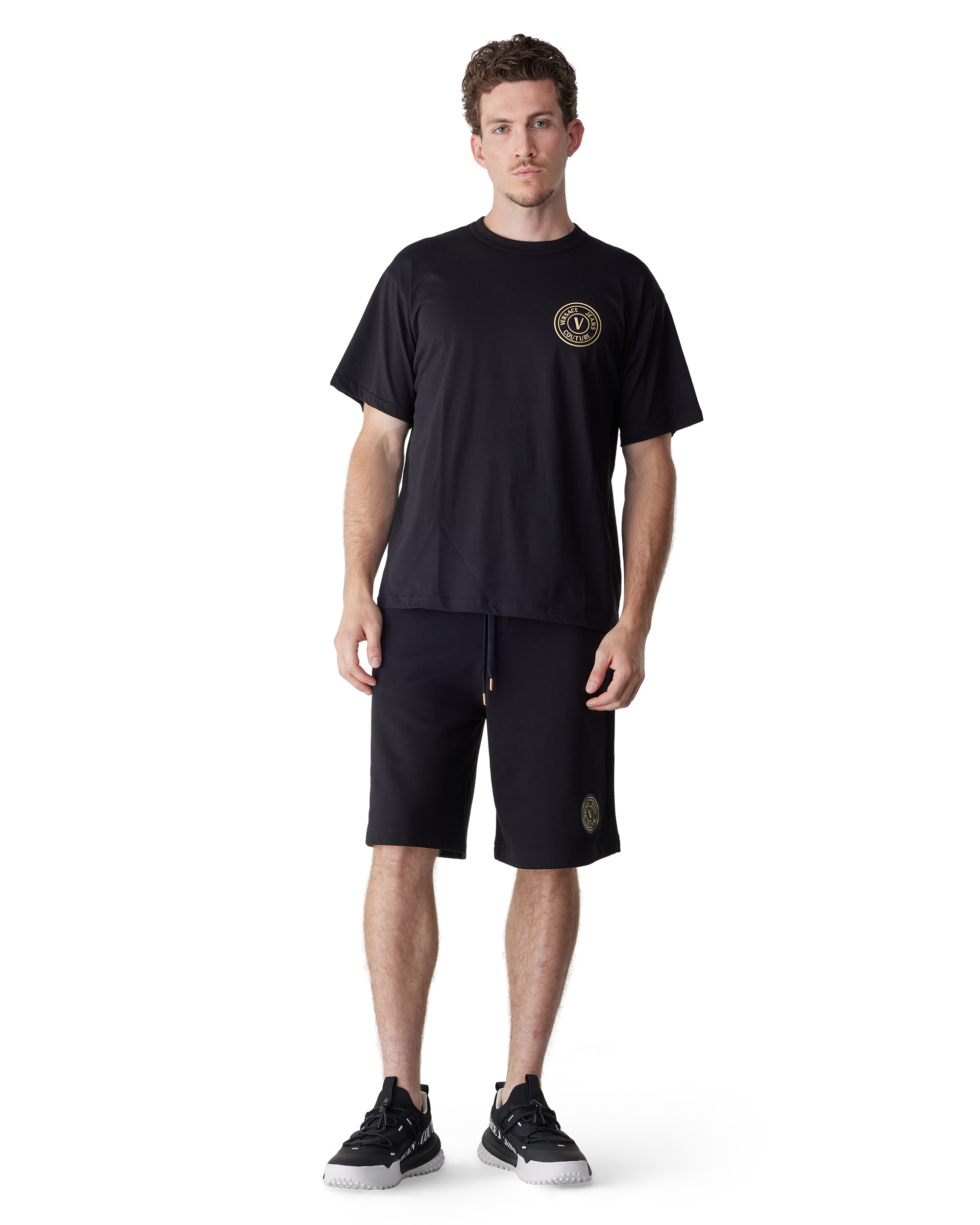 V-Emblem Slim-Fit T-Shirt