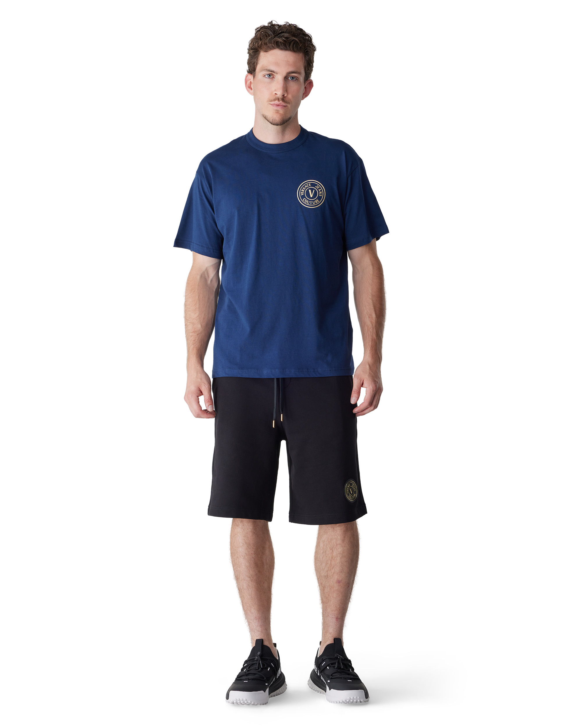 V-Emblem Slim-Fit T-Shirt