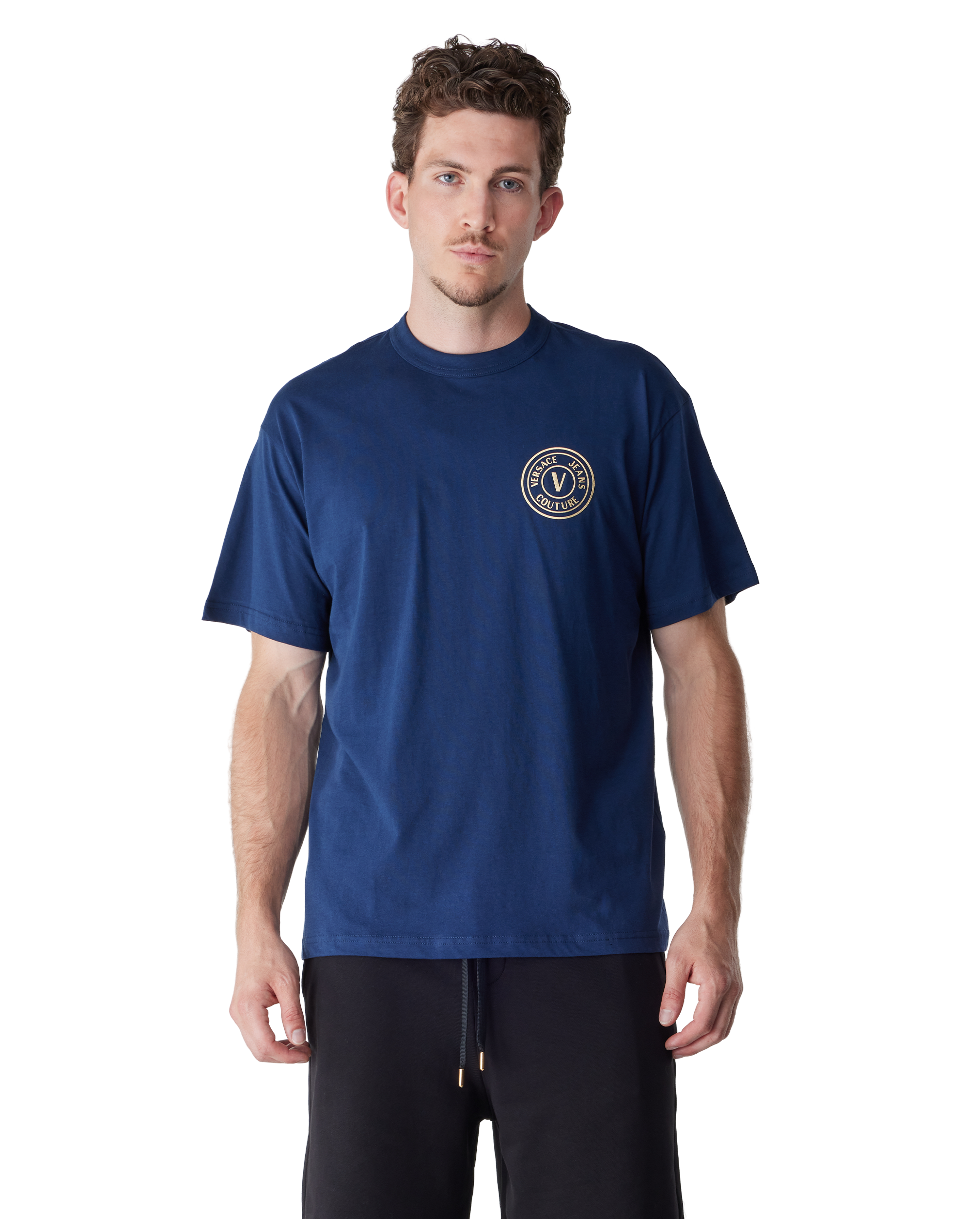 V-Emblem Slim-Fit T-Shirt