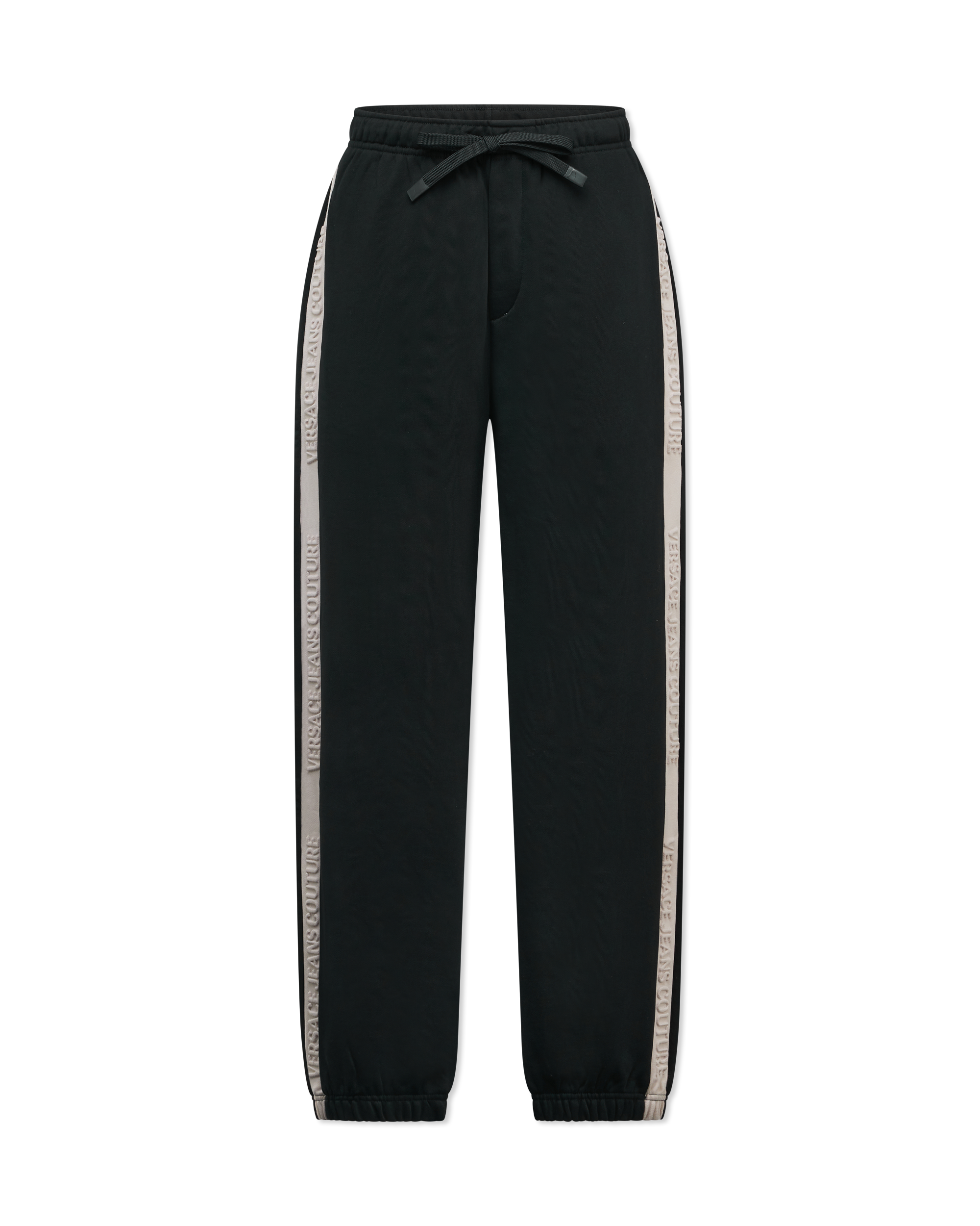 Logo Tape Striped Sweatpants